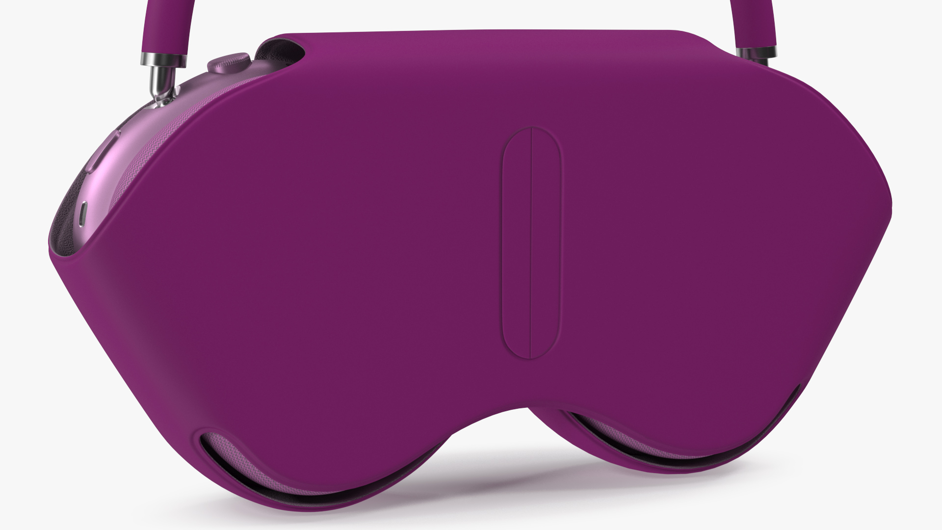 Headphones with Case Purple 3D