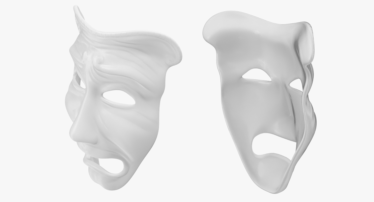 3D model Tradegy Theatre Mask