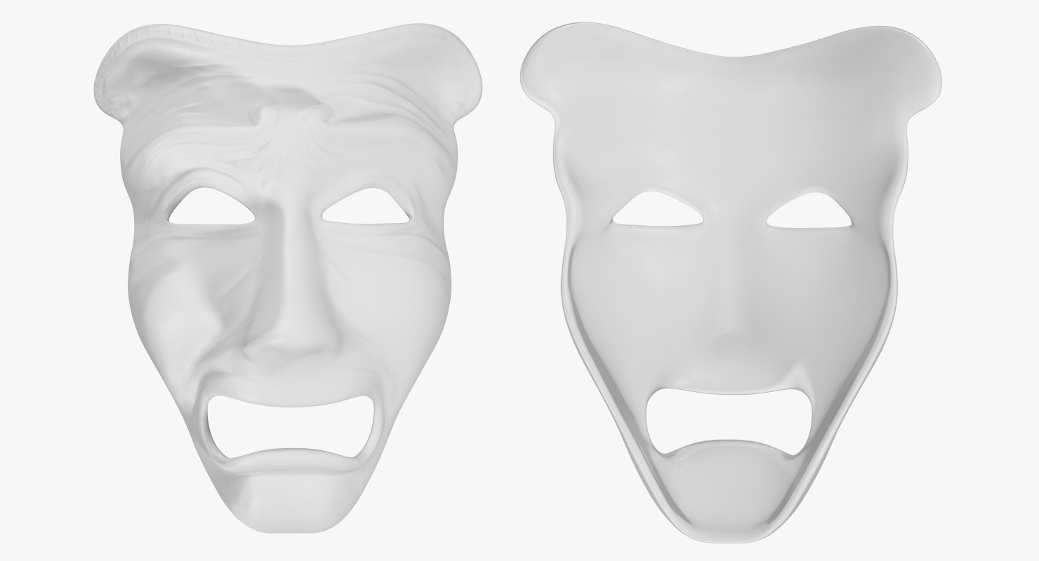 3D model Tradegy Theatre Mask