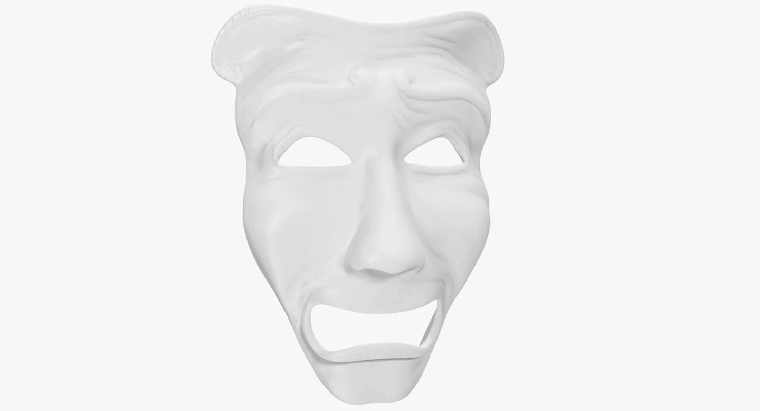 3D model Tradegy Theatre Mask