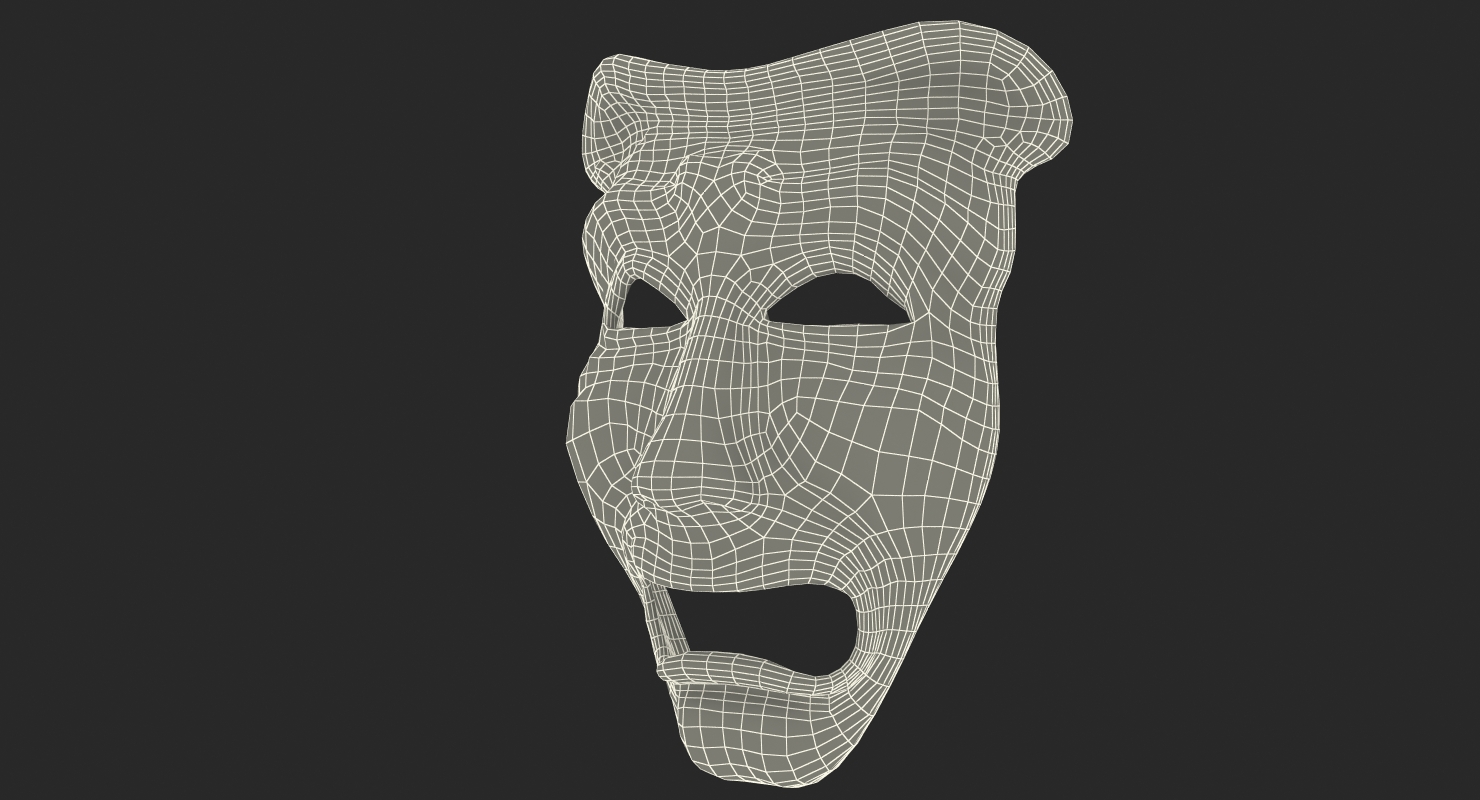 3D model Tradegy Theatre Mask