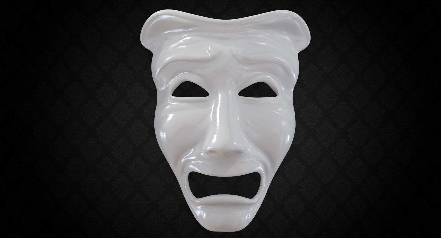 3D model Tradegy Theatre Mask