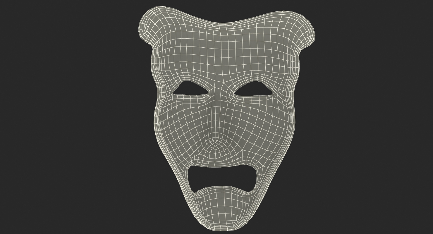 3D model Tradegy Theatre Mask