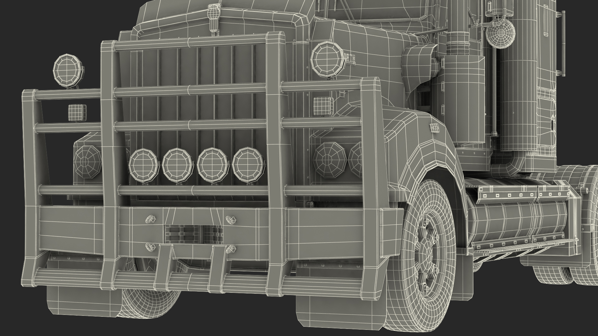 3D Truck Kenworth T900 Legend Rigged model