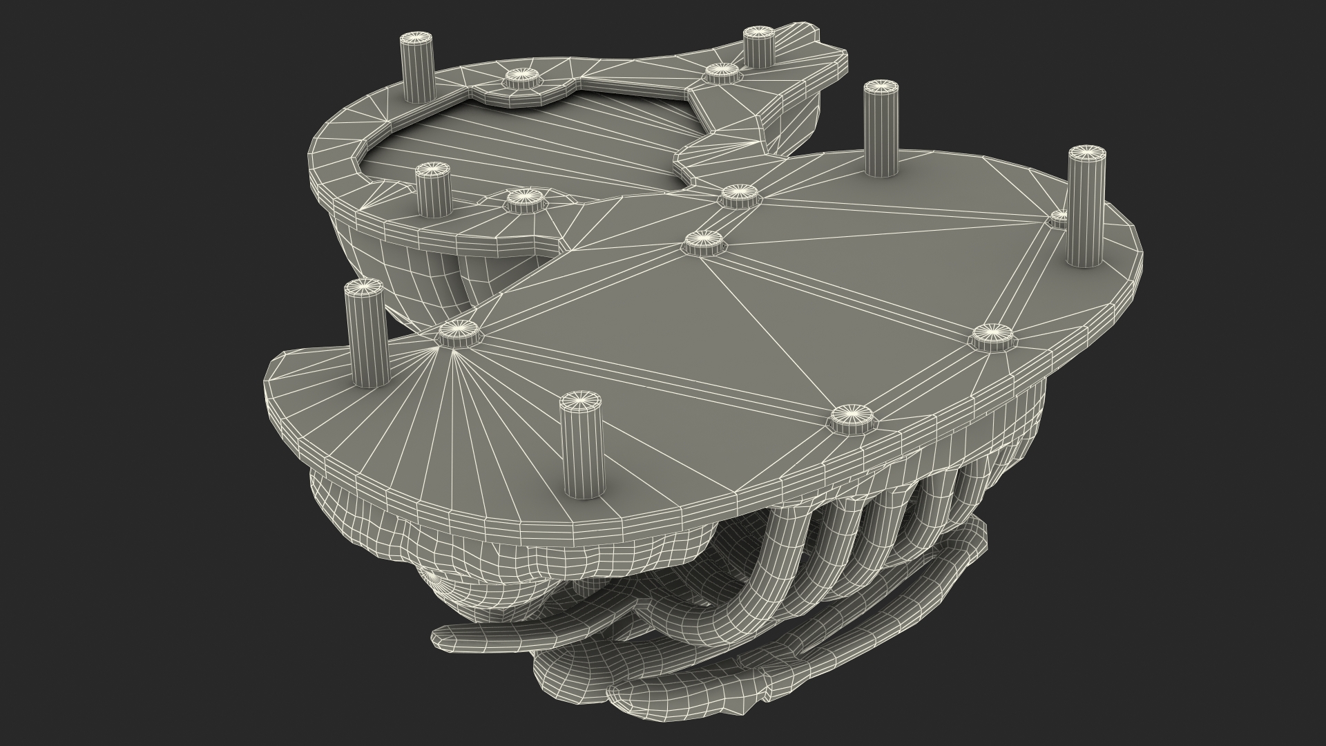 3D Bath Duck Anatomy Skeleton