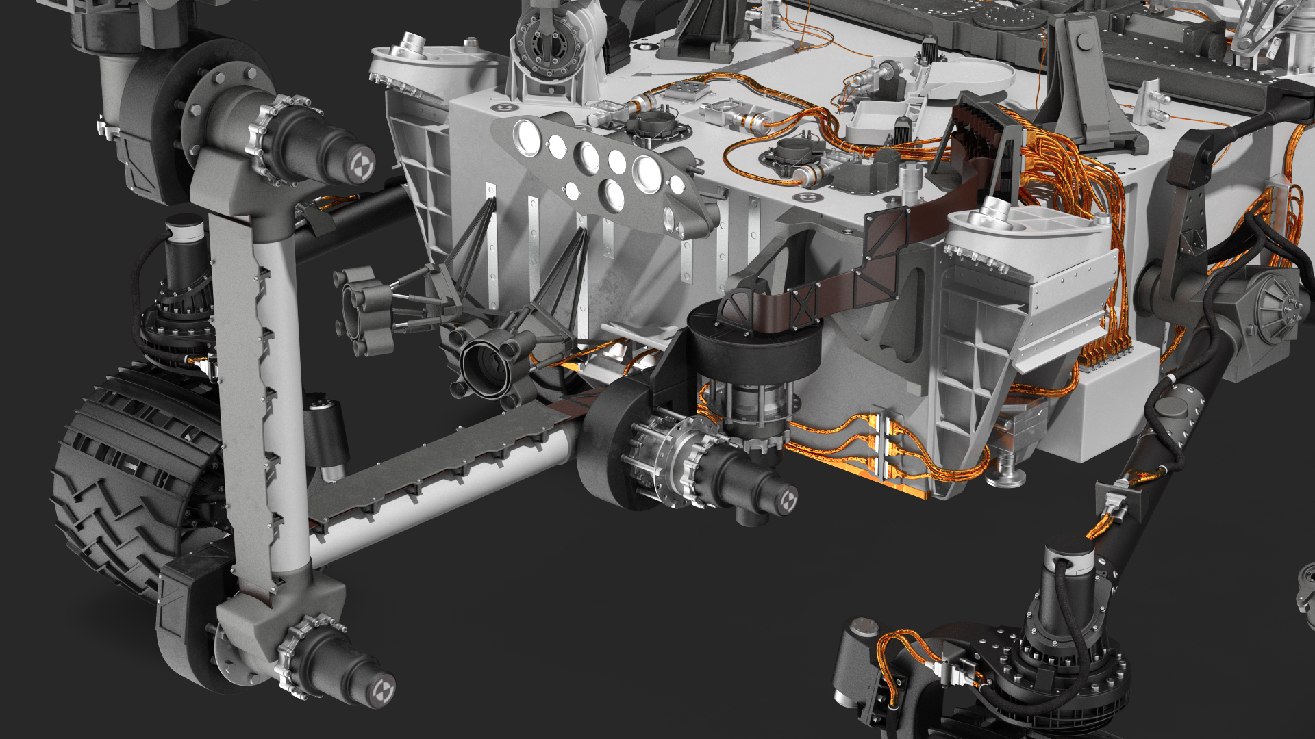 3D model Curiosity Mars Rover