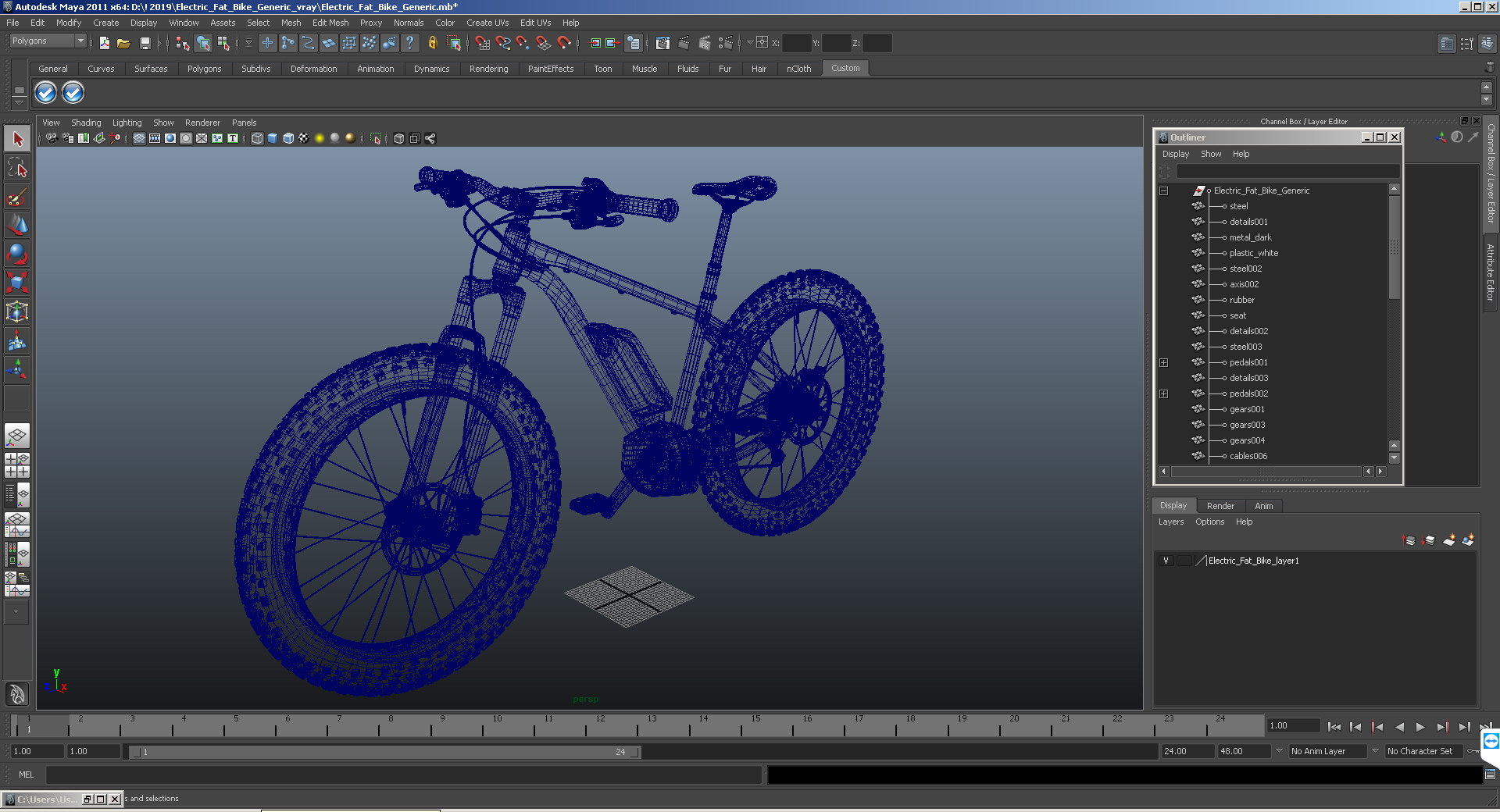 3D Electric Fat Bike Mondraker E-Panzer