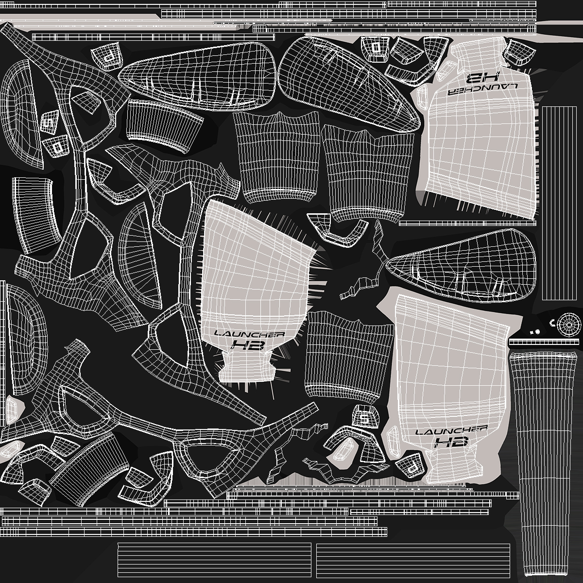 Cleveland Launcher HB Turbo Wedge Irons 3D model