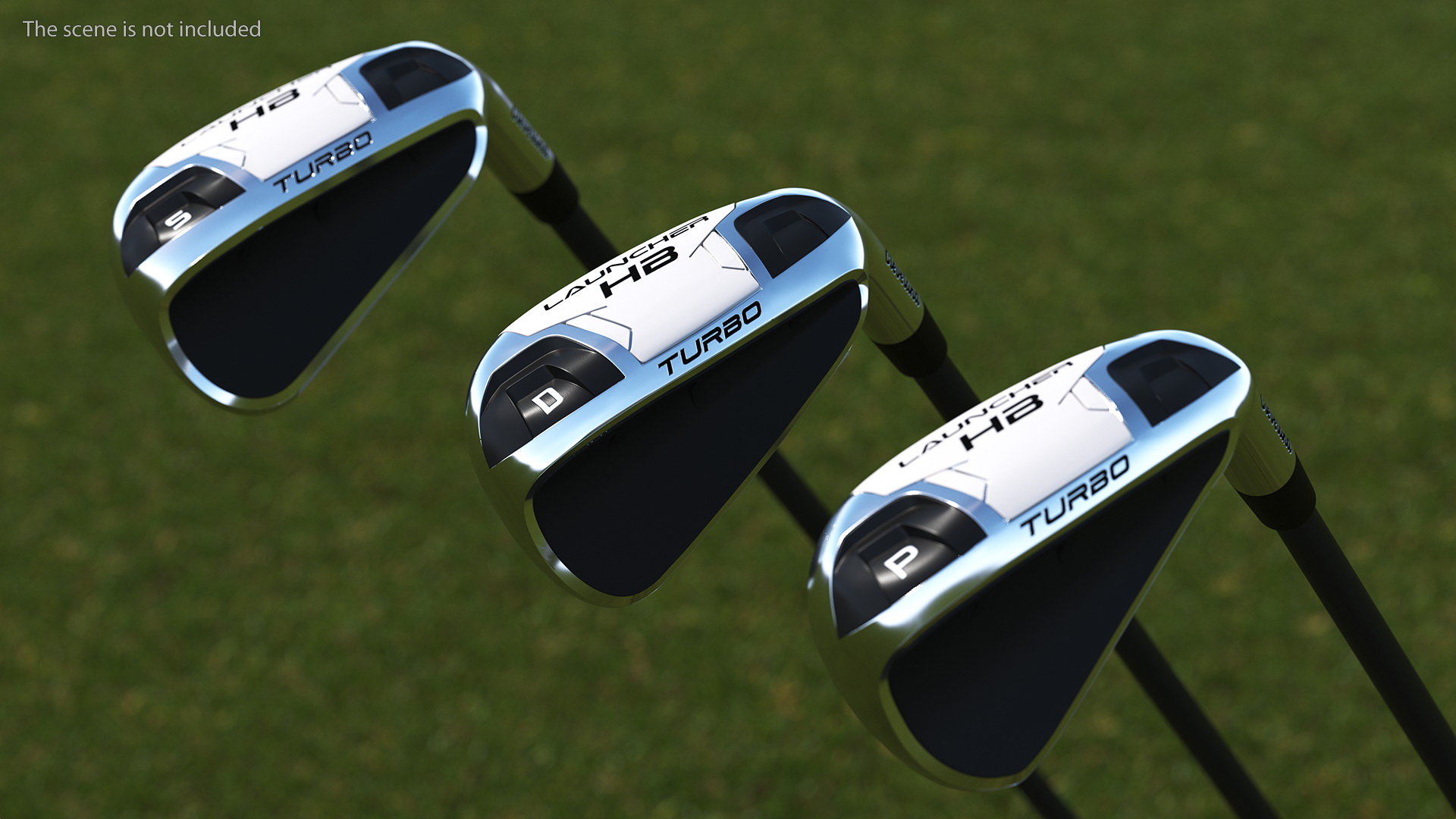 Cleveland Launcher HB Turbo Wedge Irons 3D model