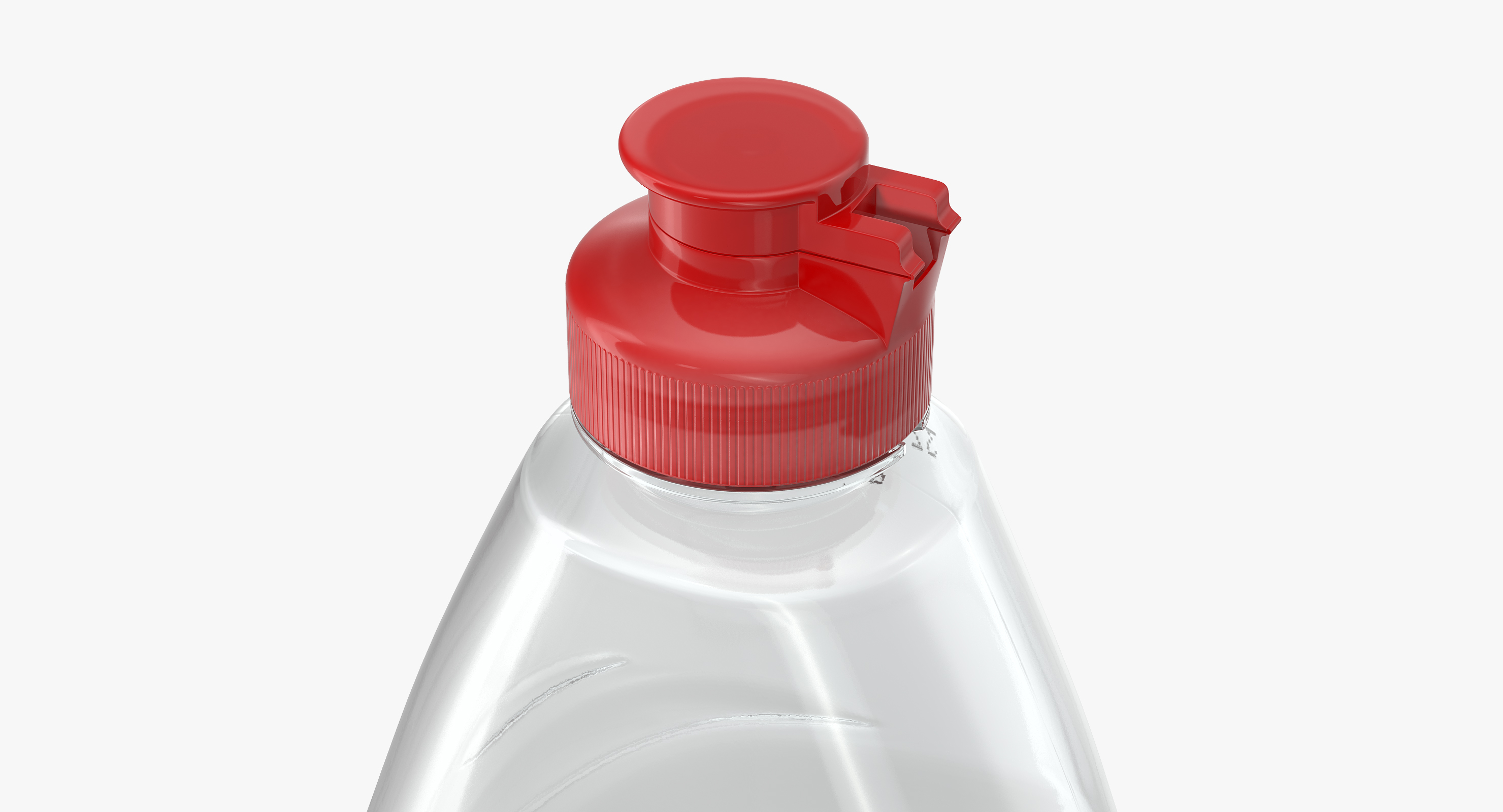 Empty Dishwashing Bottle 3D model