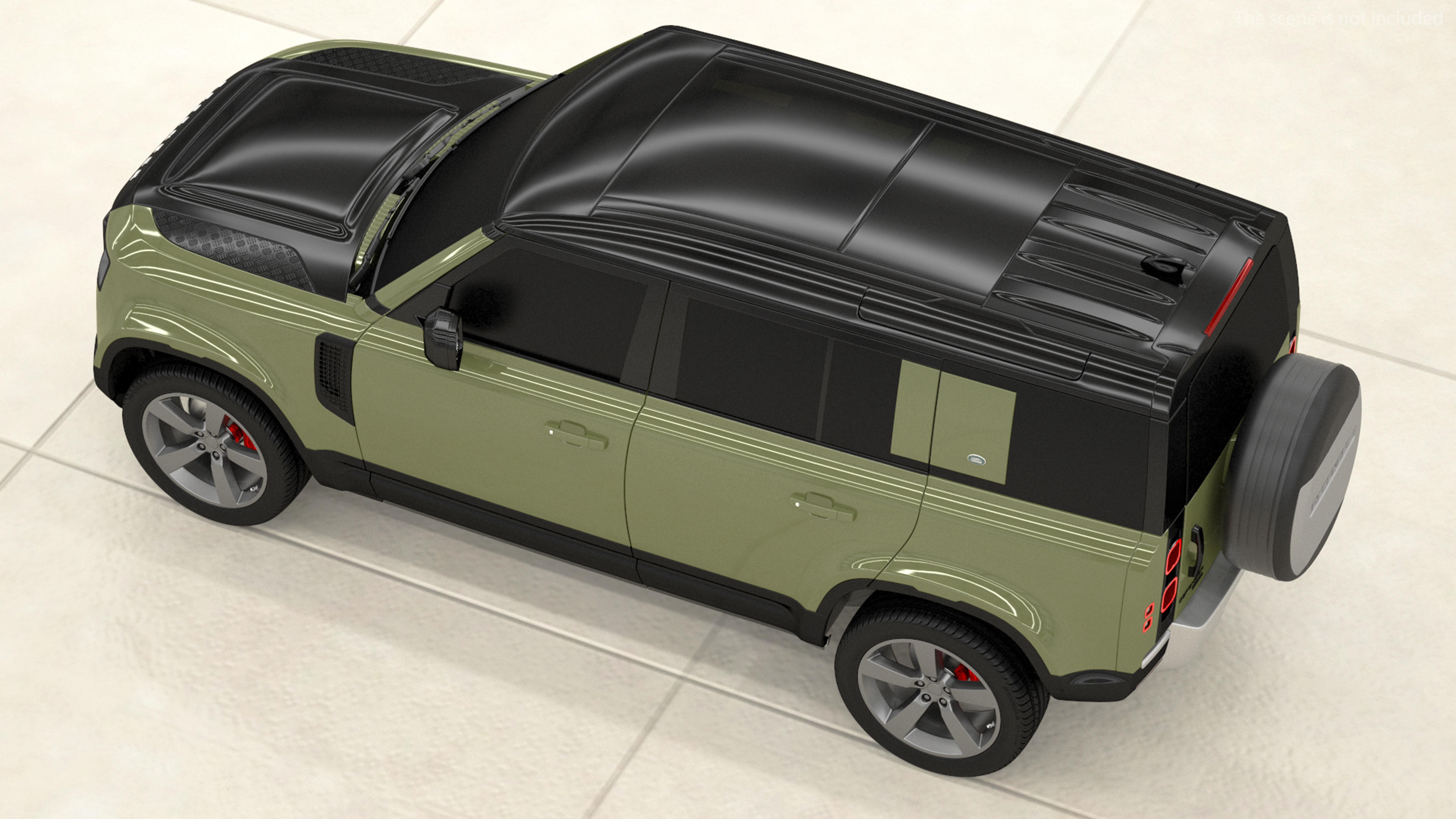 3D Land Rover Defender Country Pack Exterior Only