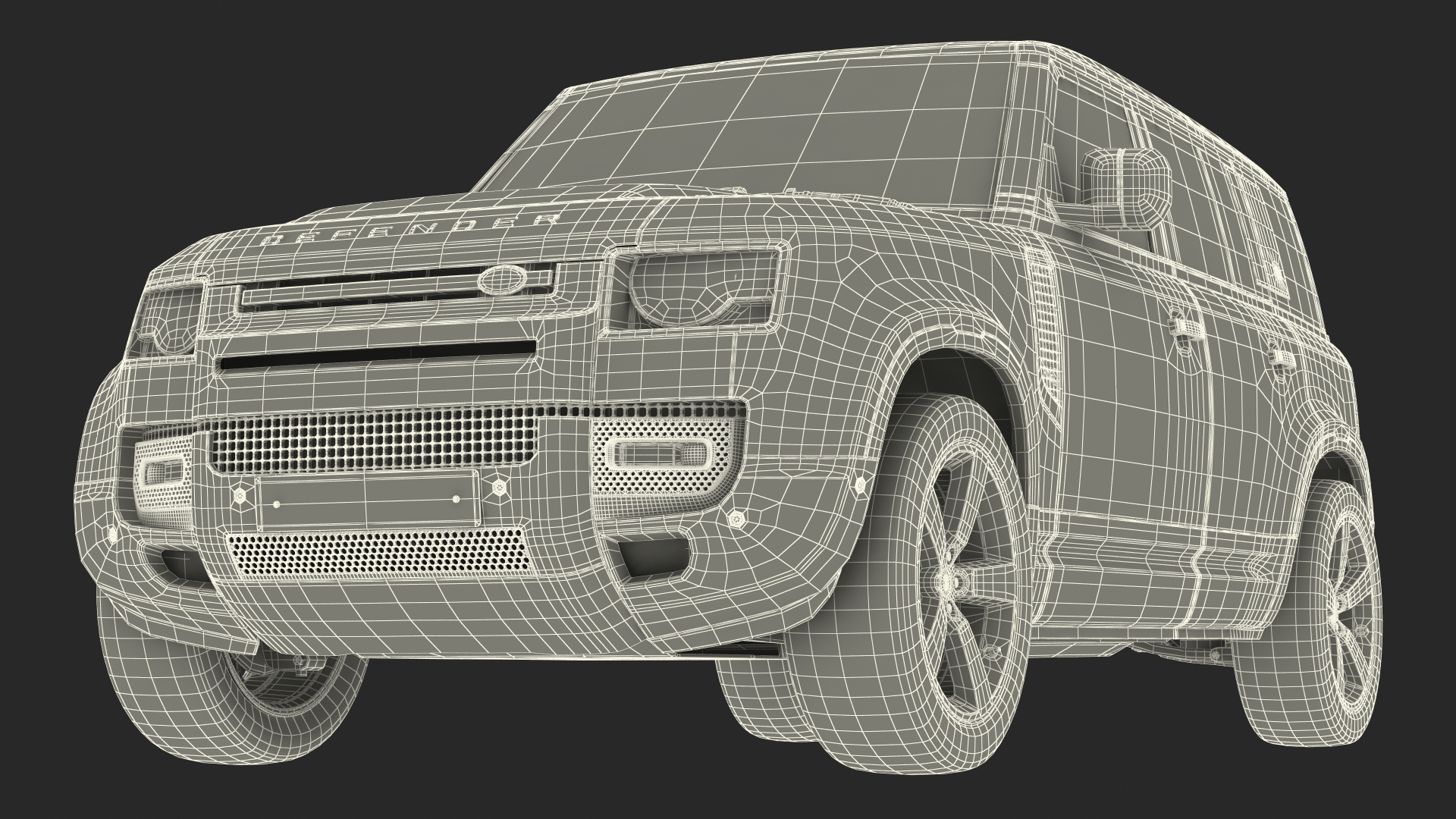 3D Land Rover Defender Country Pack Exterior Only