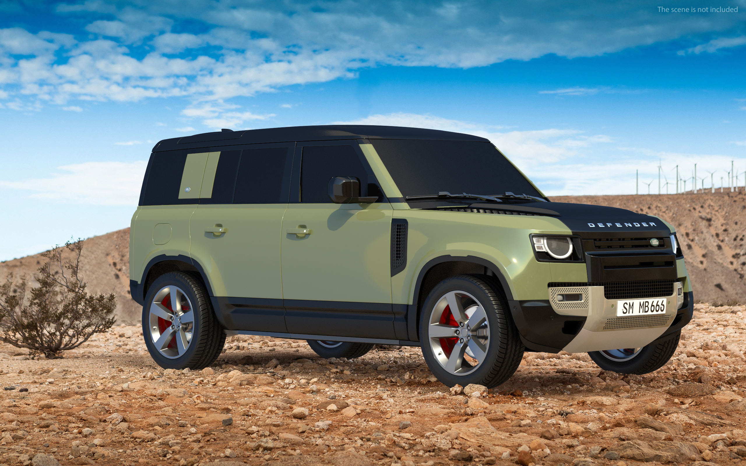 3D Land Rover Defender Country Pack Exterior Only