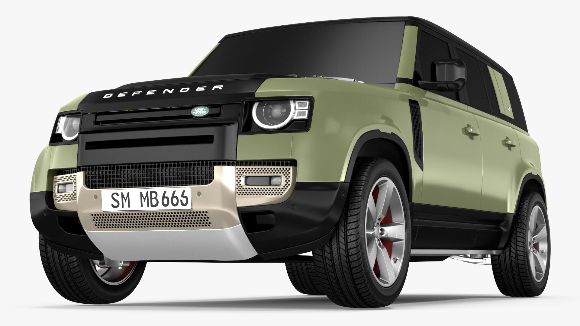 3D Land Rover Defender Country Pack Exterior Only