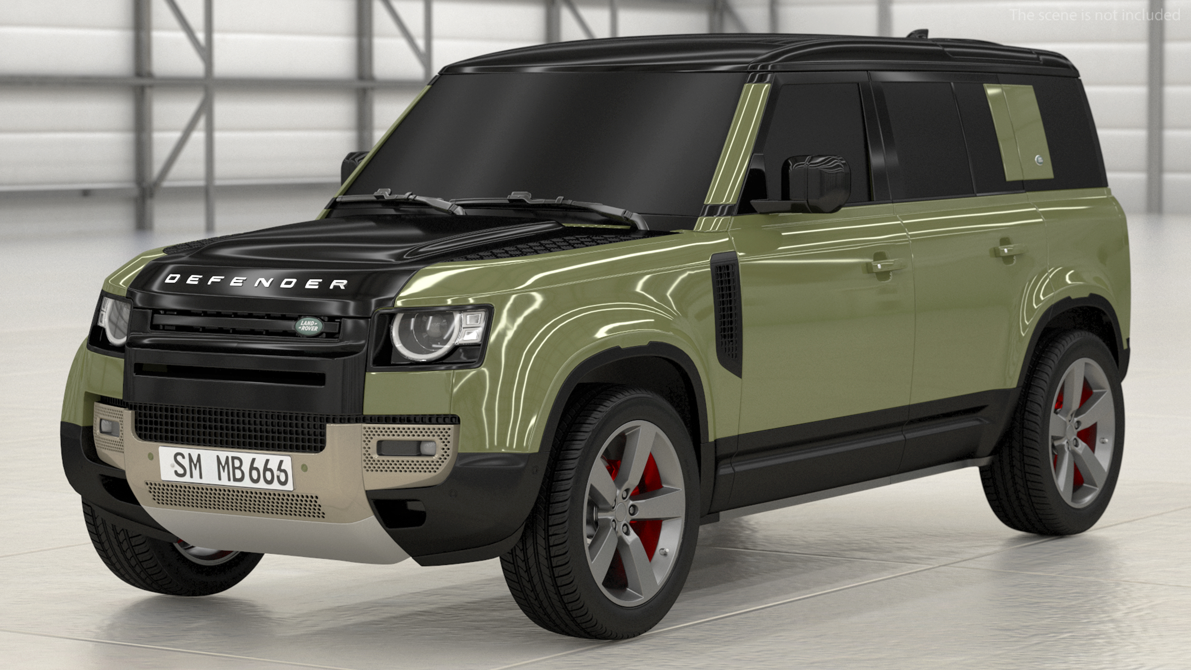 3D Land Rover Defender Country Pack Exterior Only