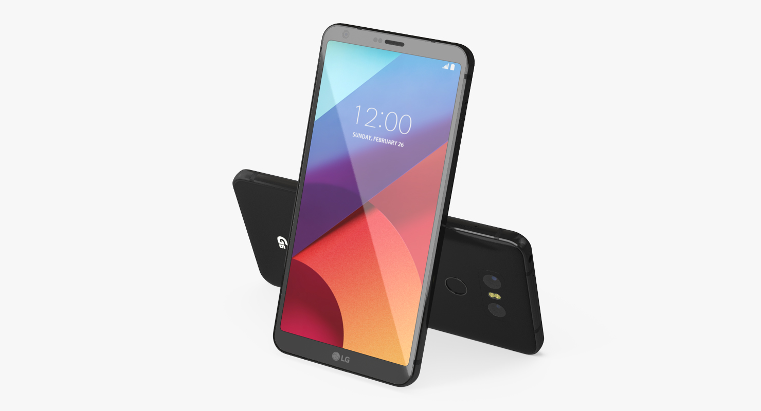 LG G6 Astro Black 3D