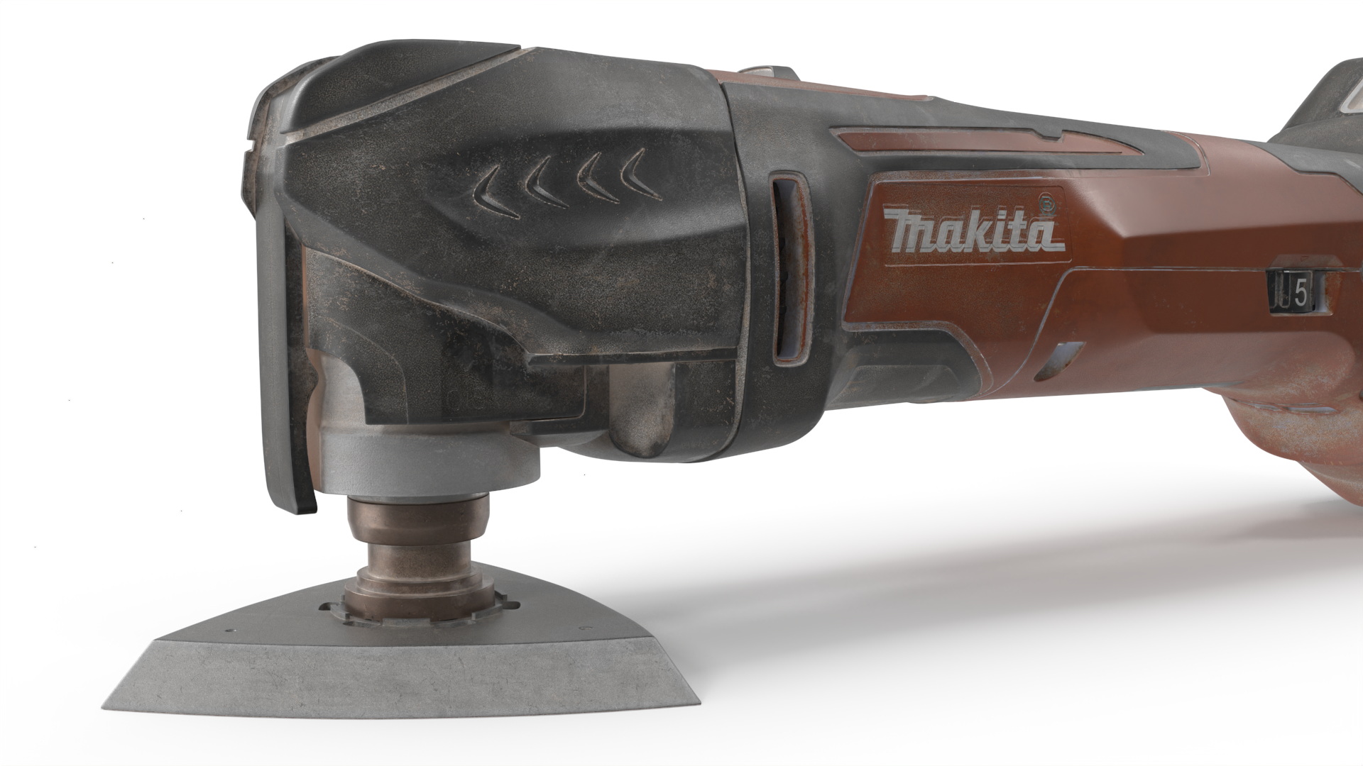 3D Makita Oscillating Power Tool Orange Used