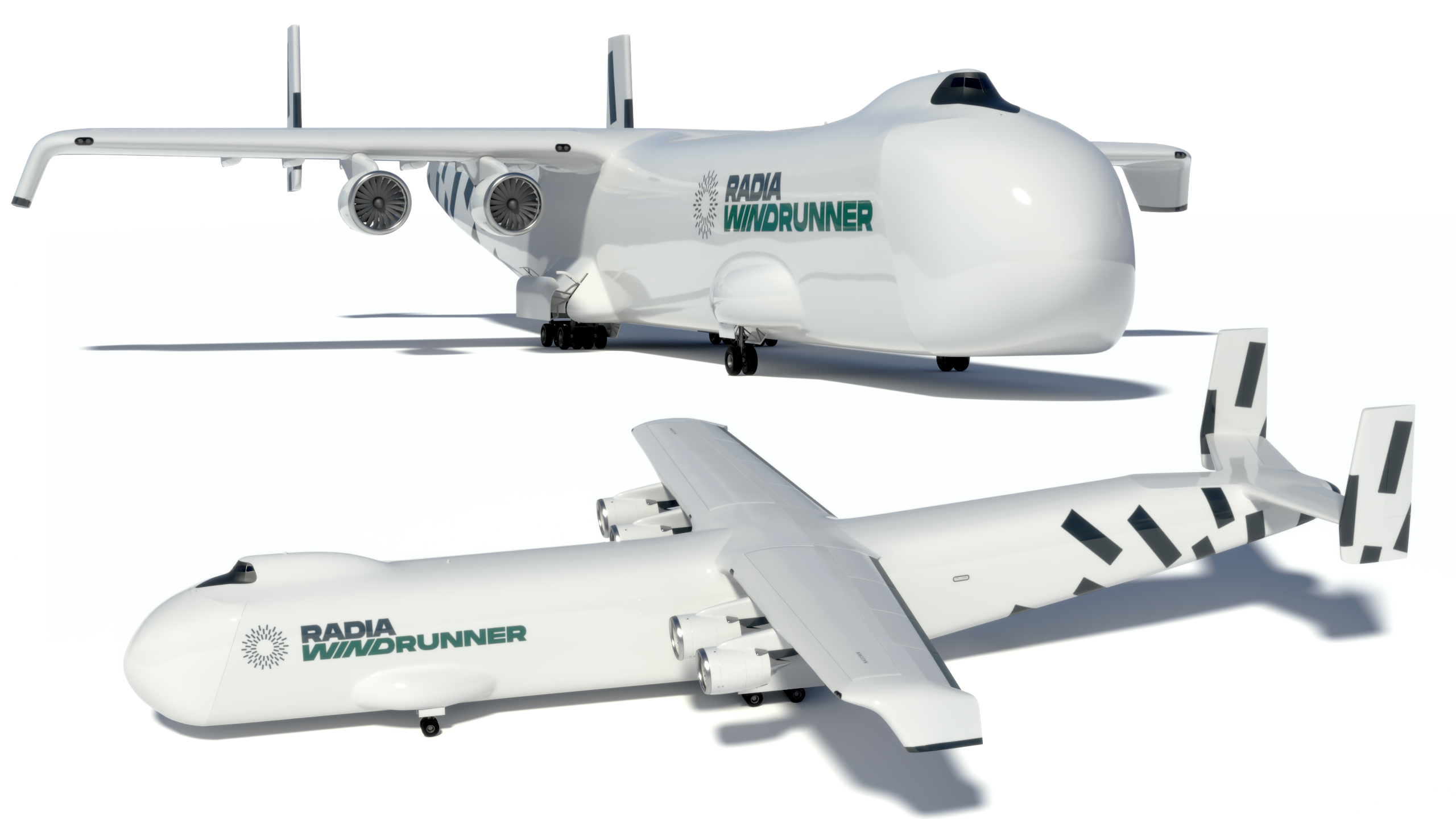 3D Radia Windrunner Cargo Airplane