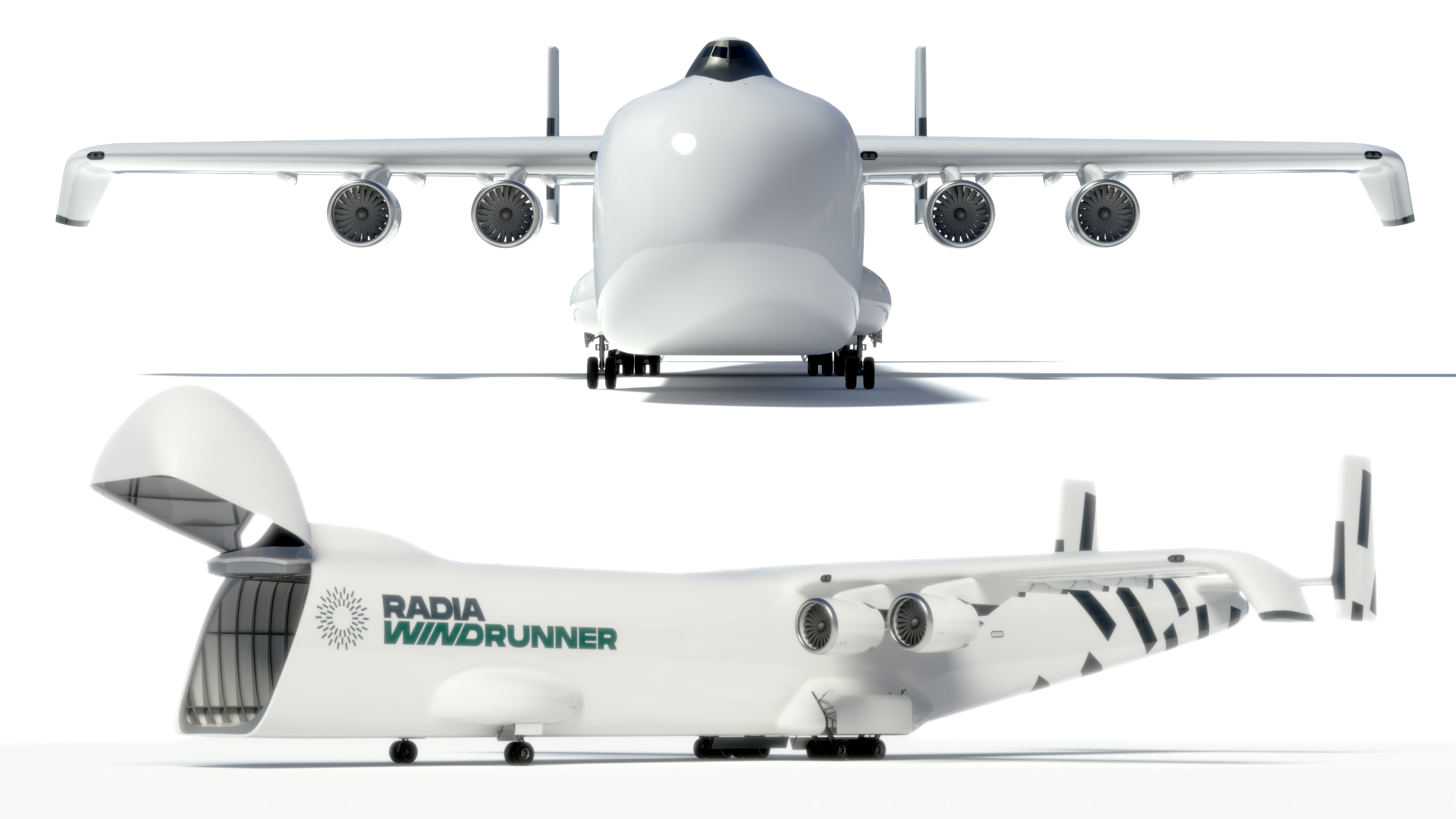 3D Radia Windrunner Cargo Airplane