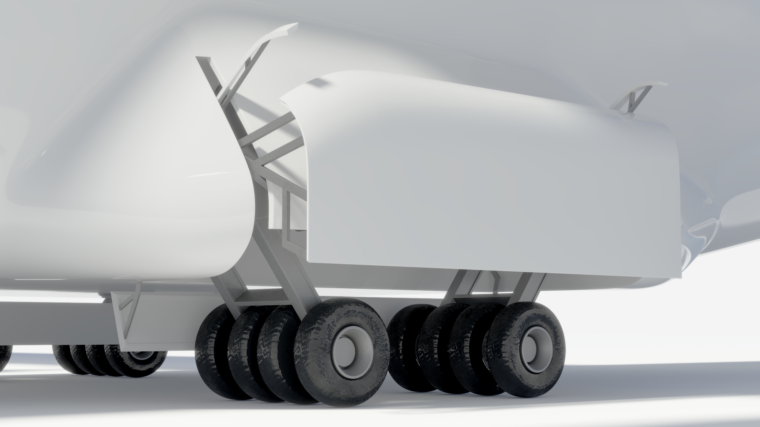 3D Radia Windrunner Cargo Airplane