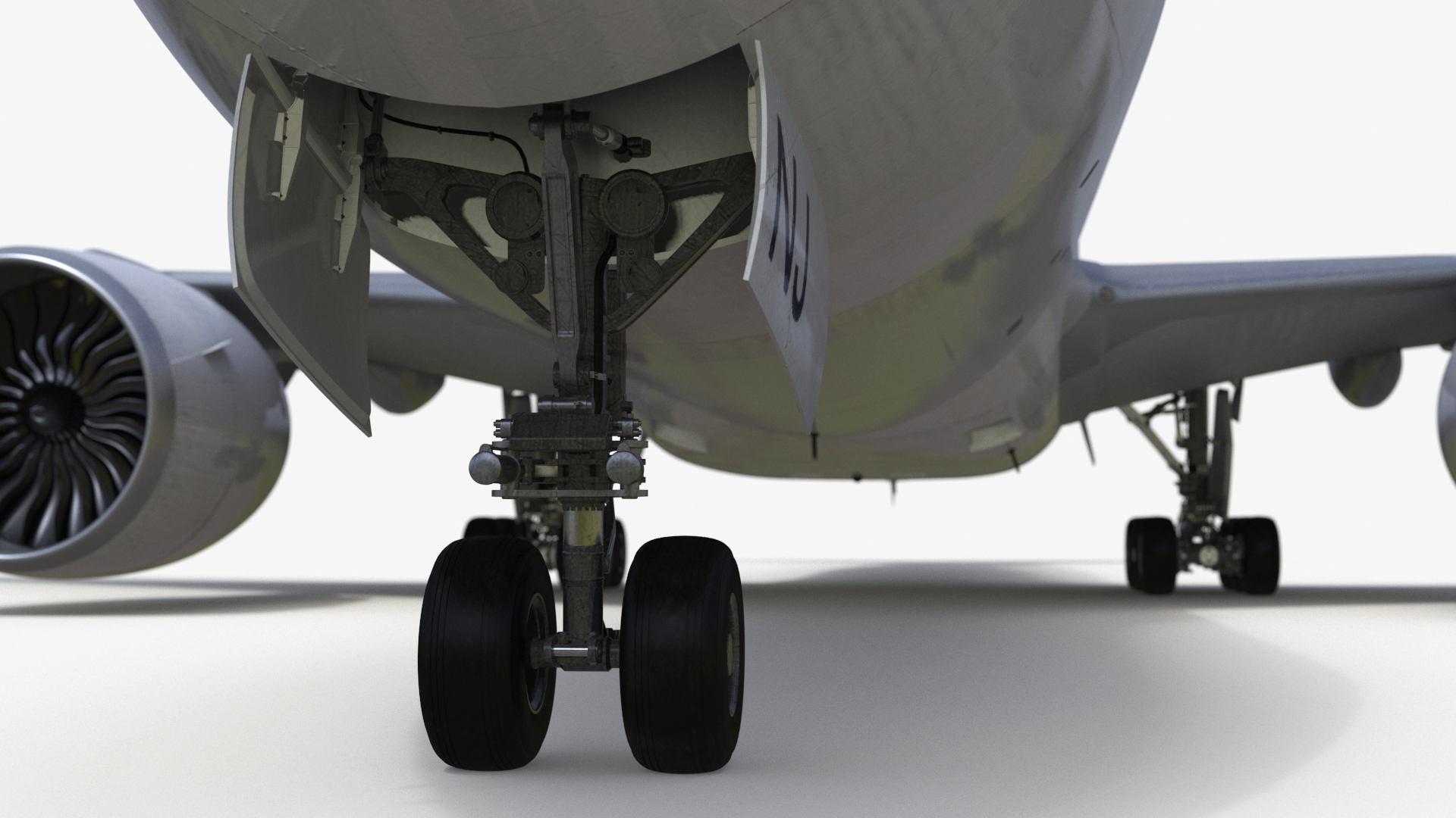 3D model Boeing 777-200 Passenger Aircraft Rigged