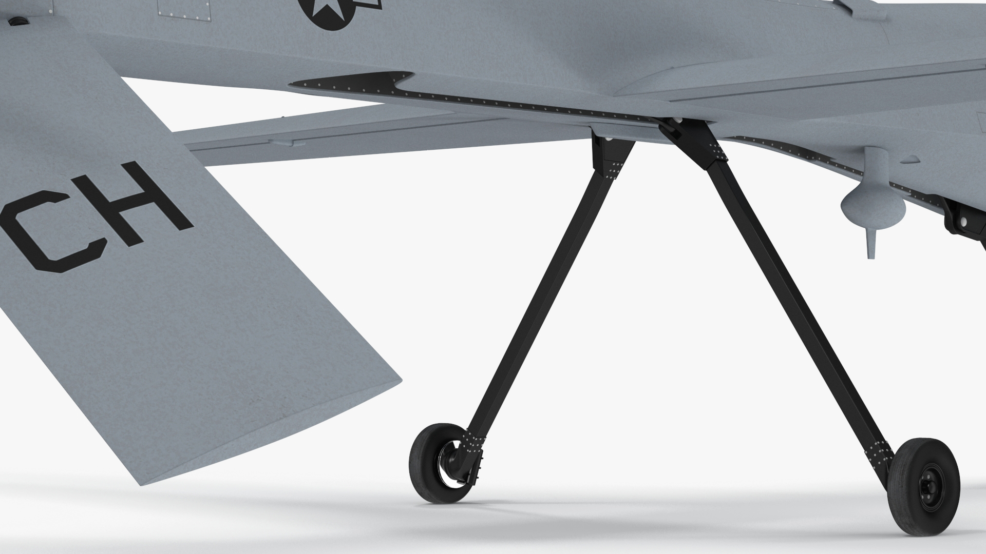 3D model Unmanned Aerial Vehicle Reaper Drone MQ-1 Predator