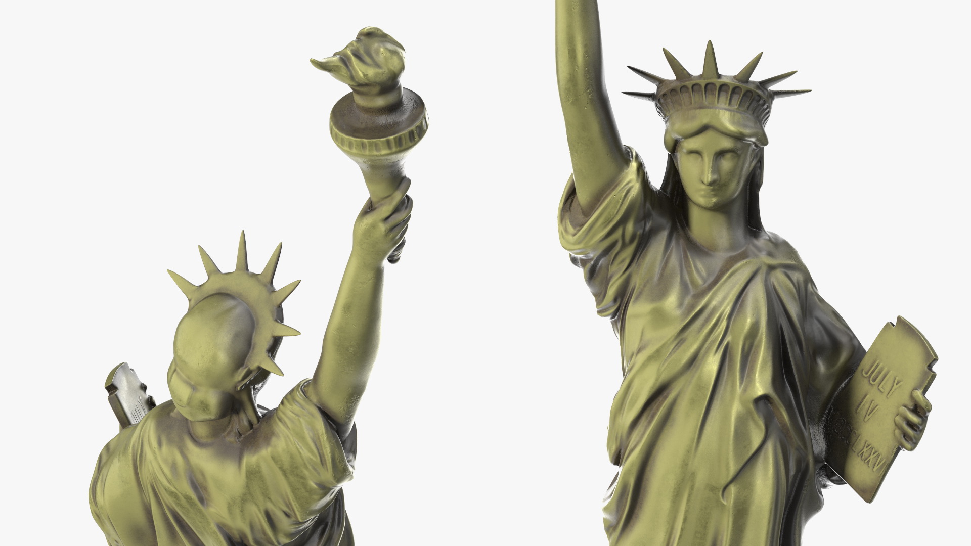 Statue of Liberty Replica Bronze 3D