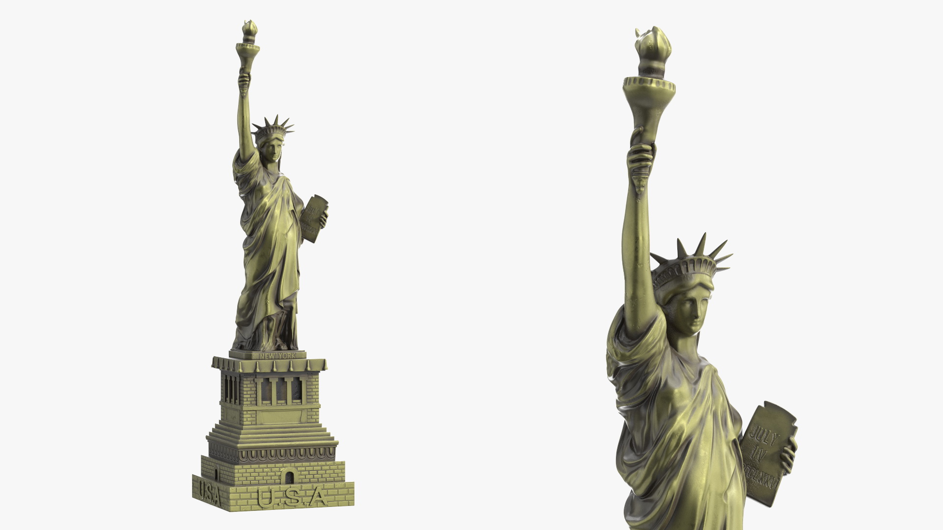 Statue of Liberty Replica Bronze 3D