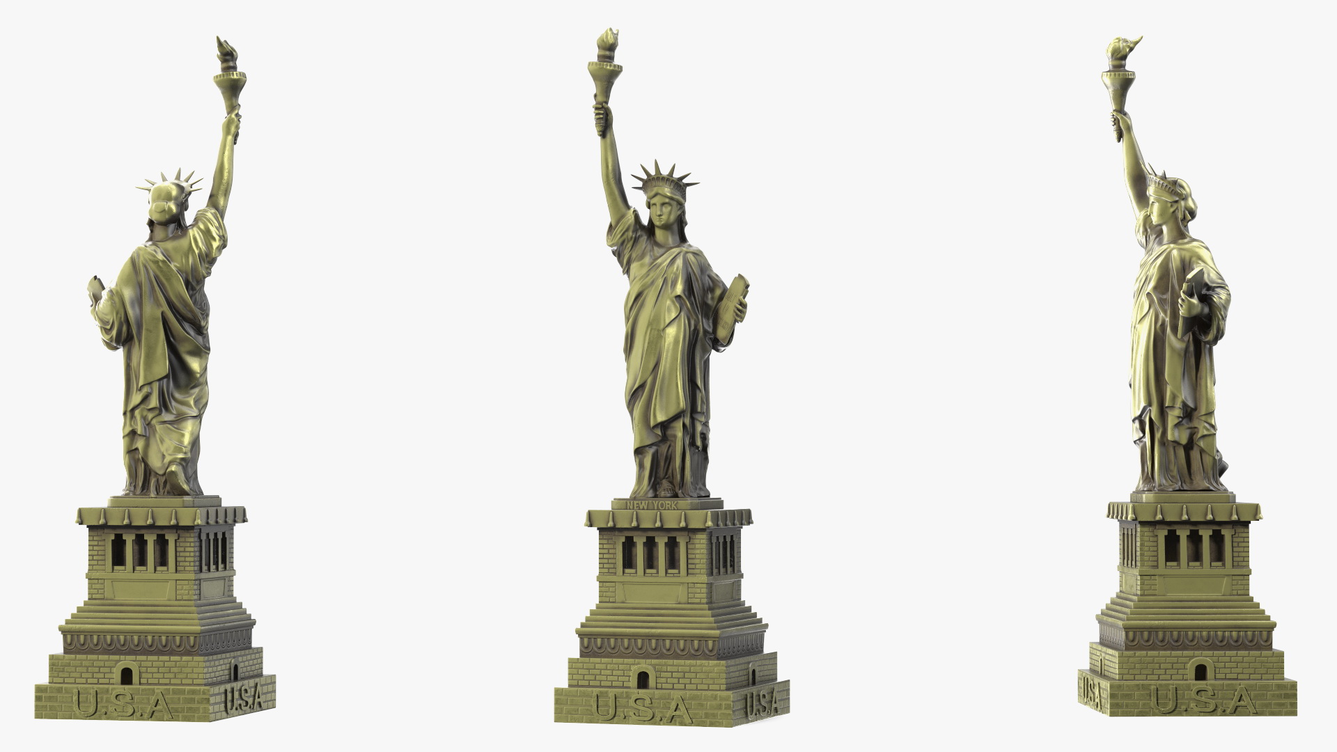 Statue of Liberty Replica Bronze 3D