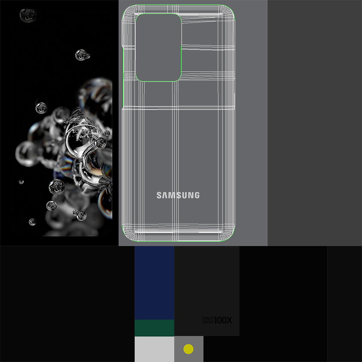 Samsung Galaxy S20 Ultra Grey 3D model