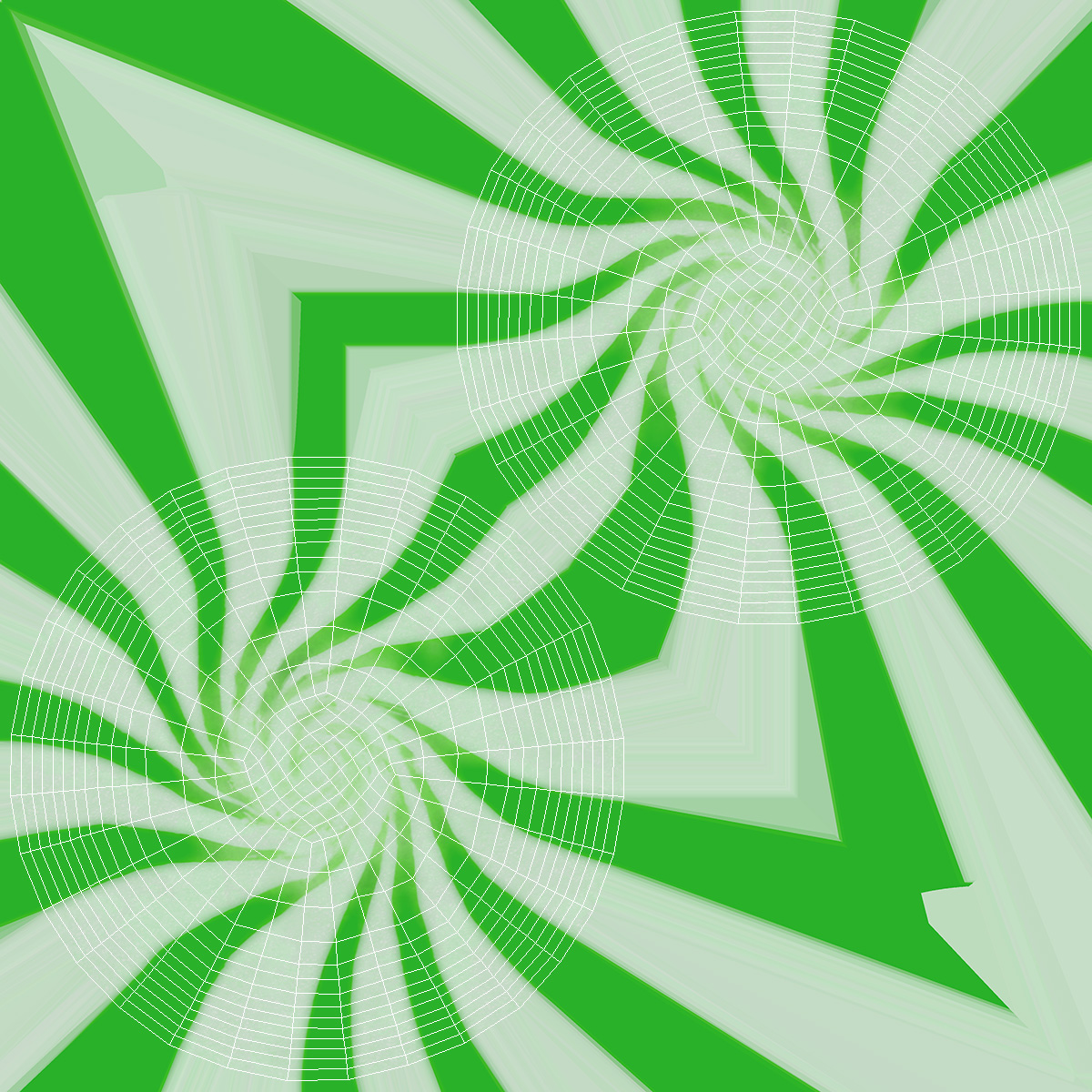 Green Round Candy 3D