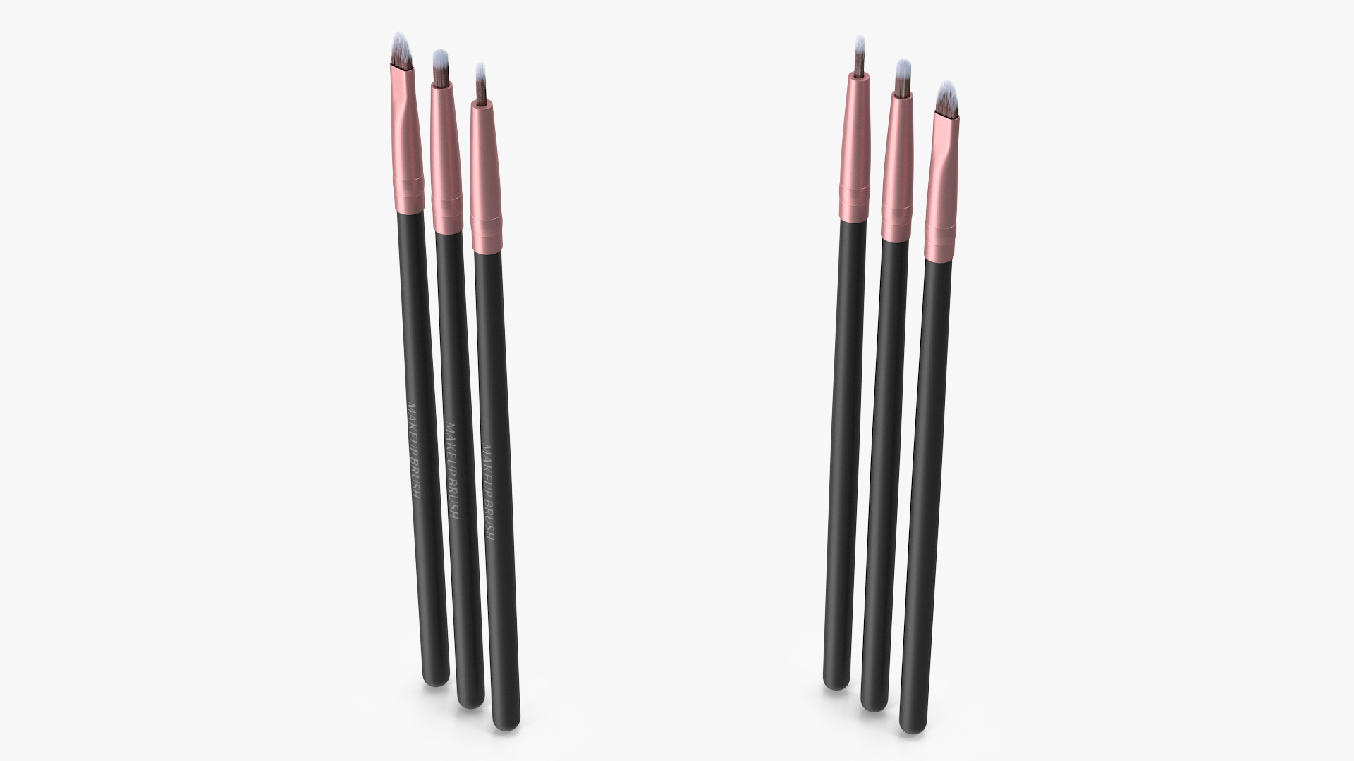 3D Precise Angled and Eyeliner Brush Set Fur