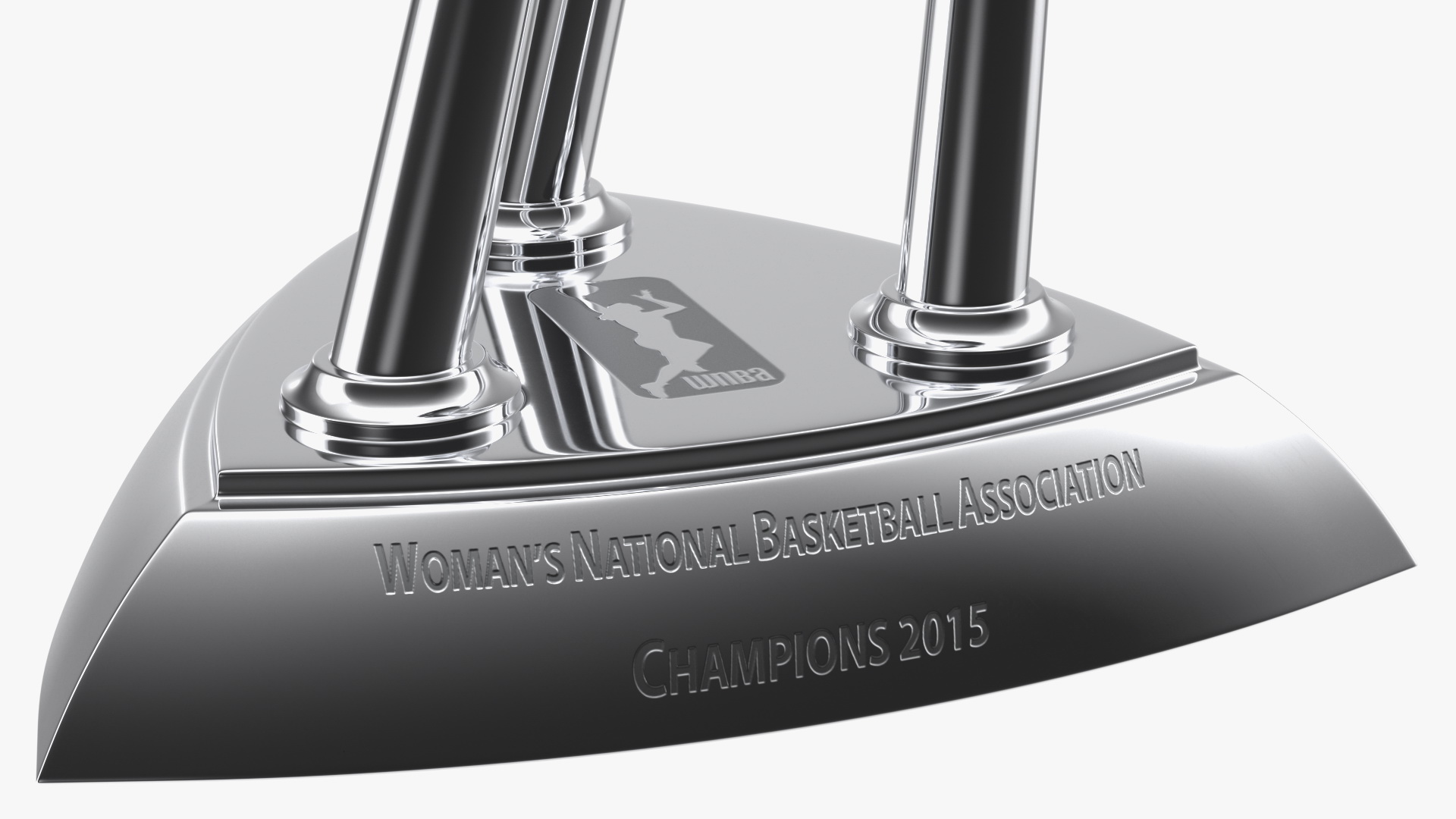 3D Woman Basketball Championship Trophy