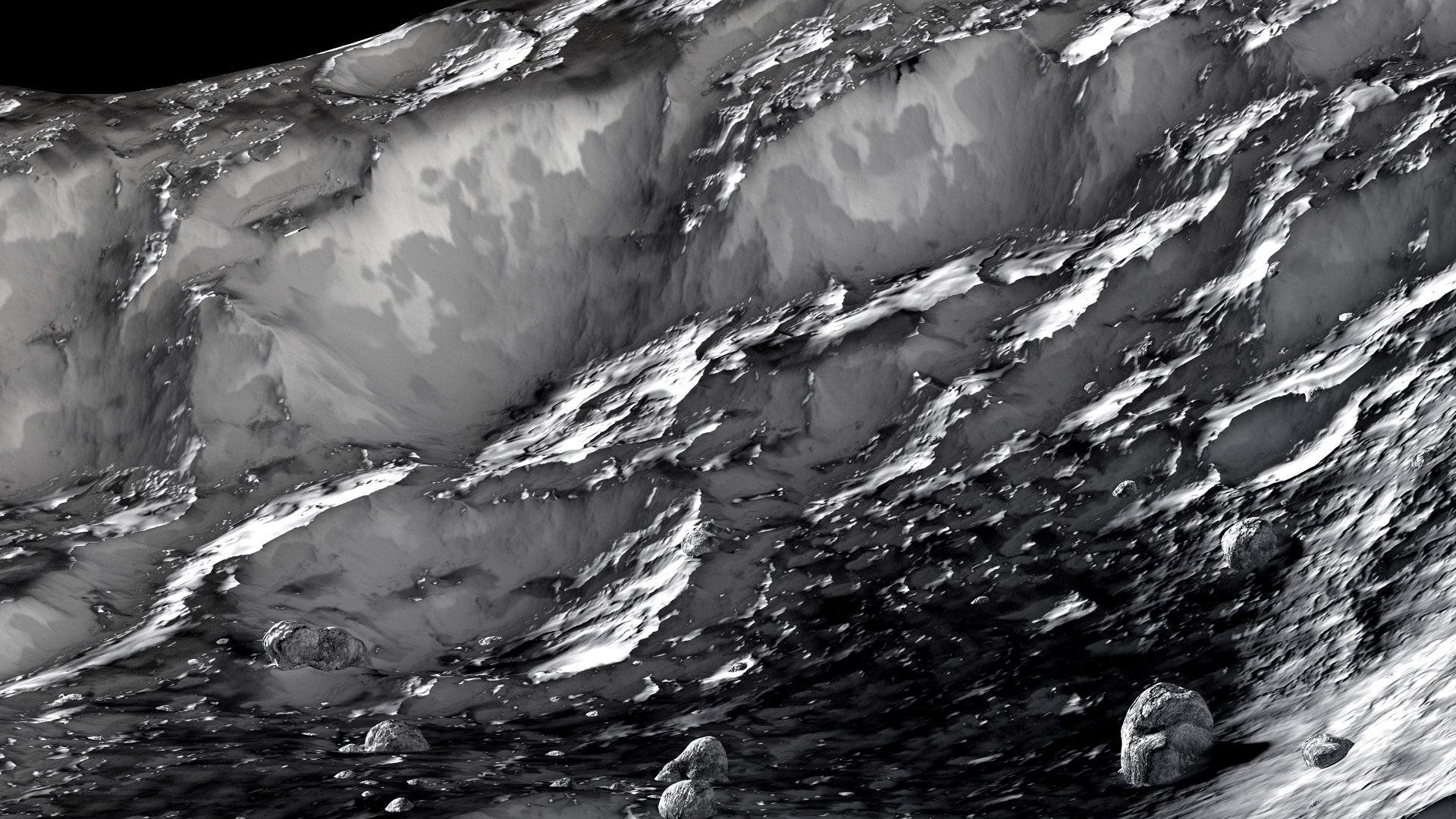 Moon Surface 3D