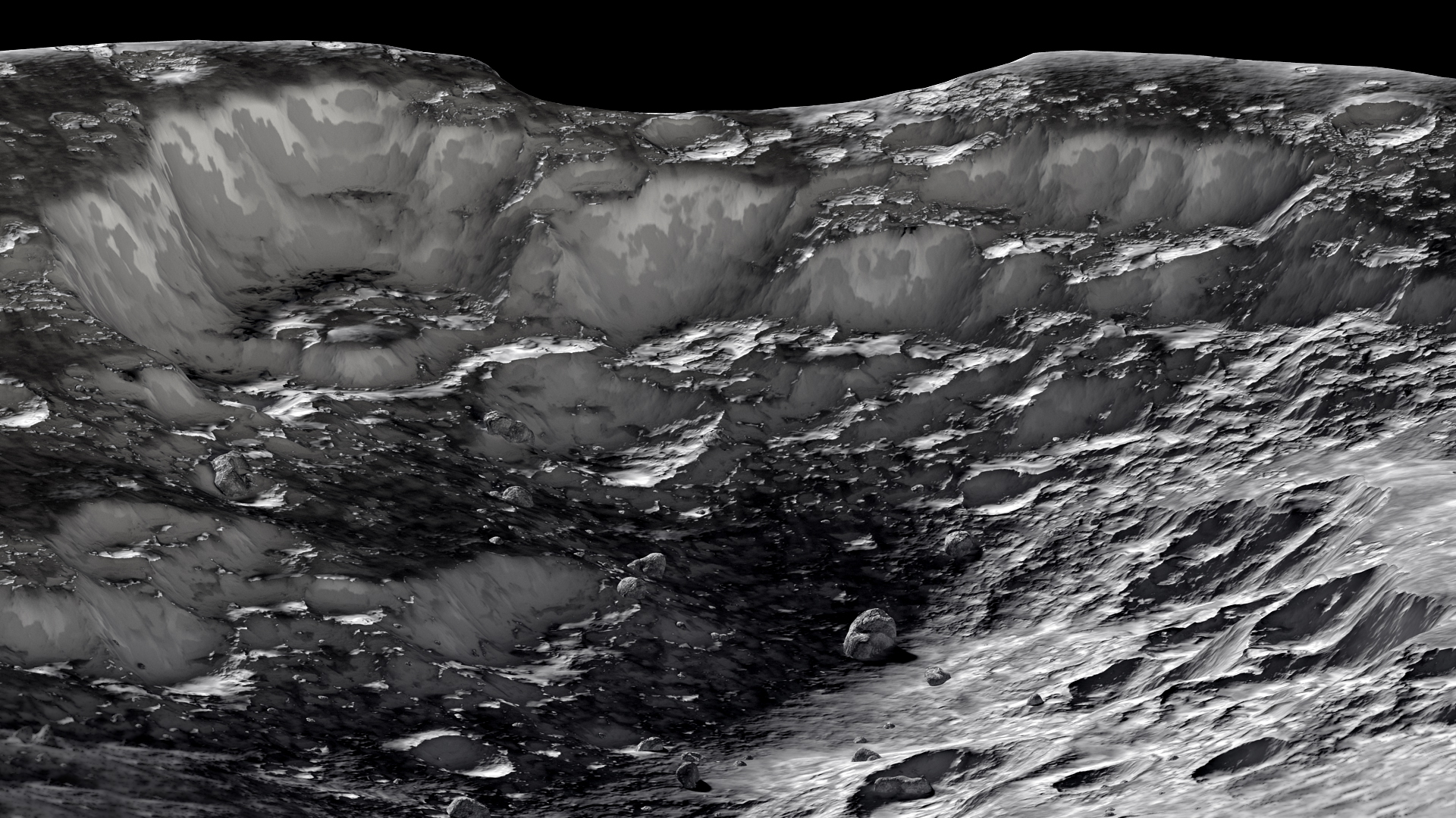 Moon Surface 3D