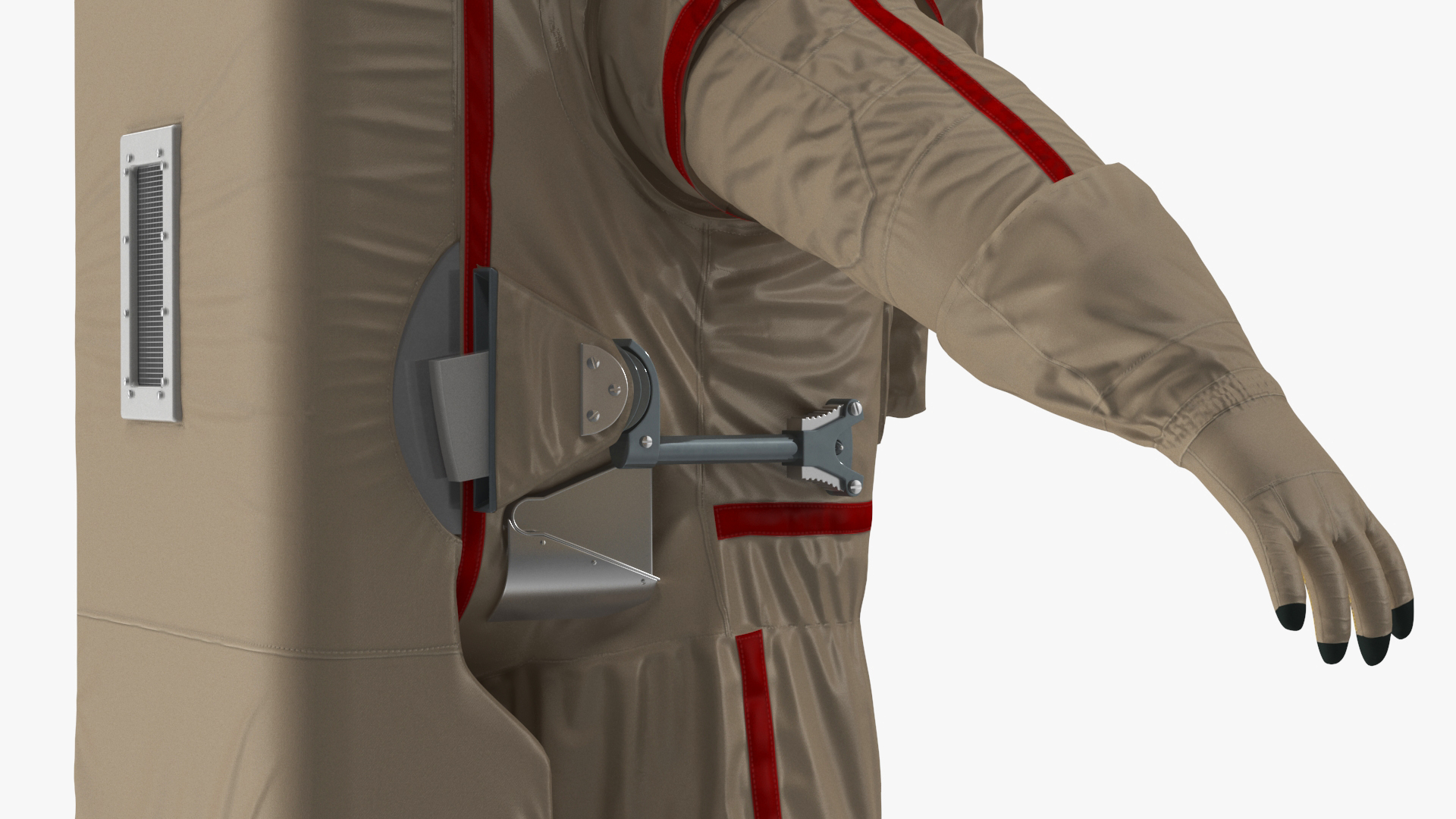 3D model Astronaut Suit Haiying with Helmet Rigged for Maya