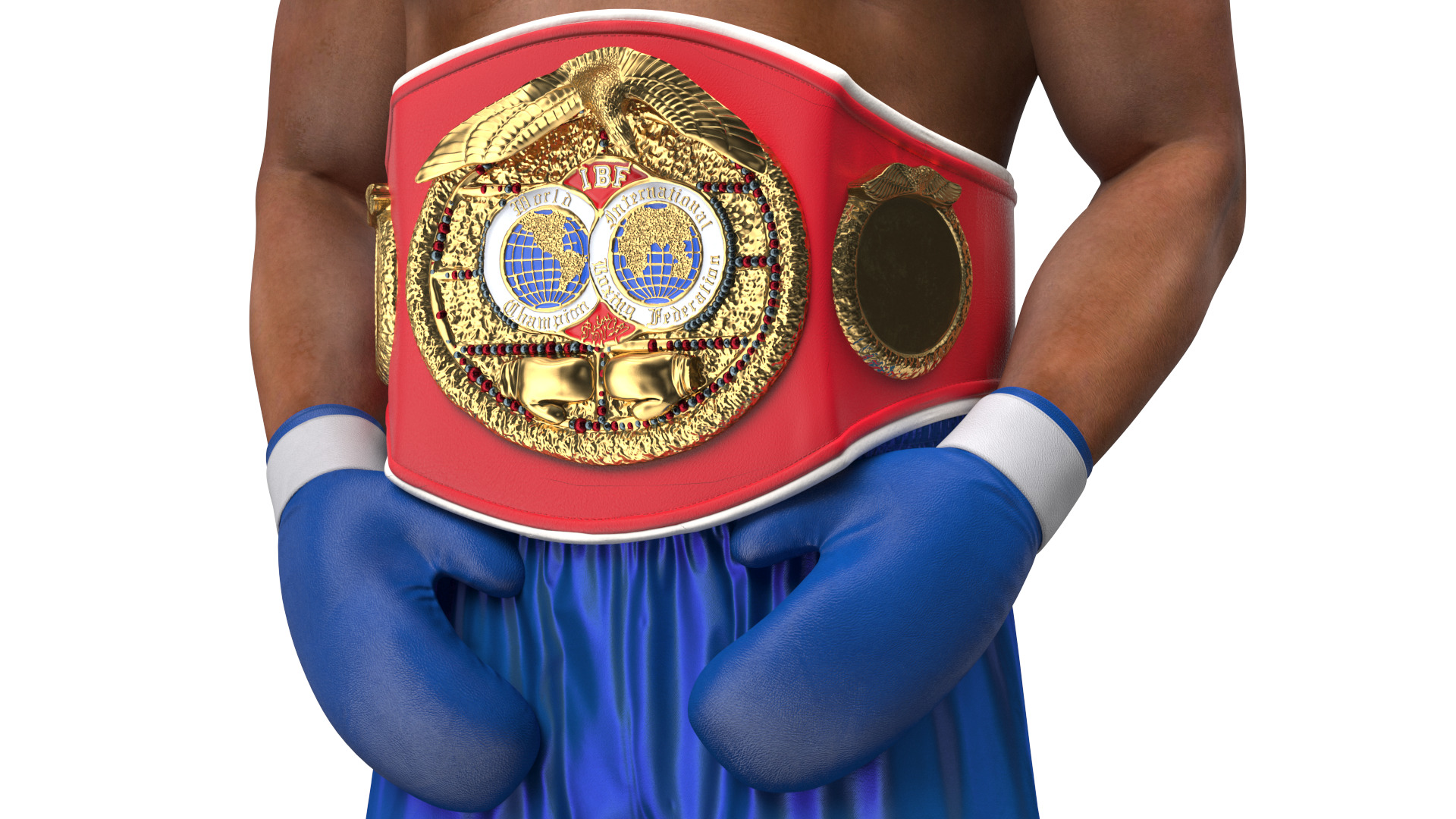 3D model International Boxing Federation Champion