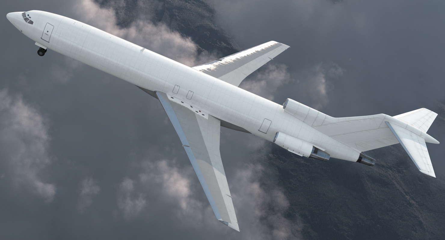 3D Boeing 727 200F Generic model