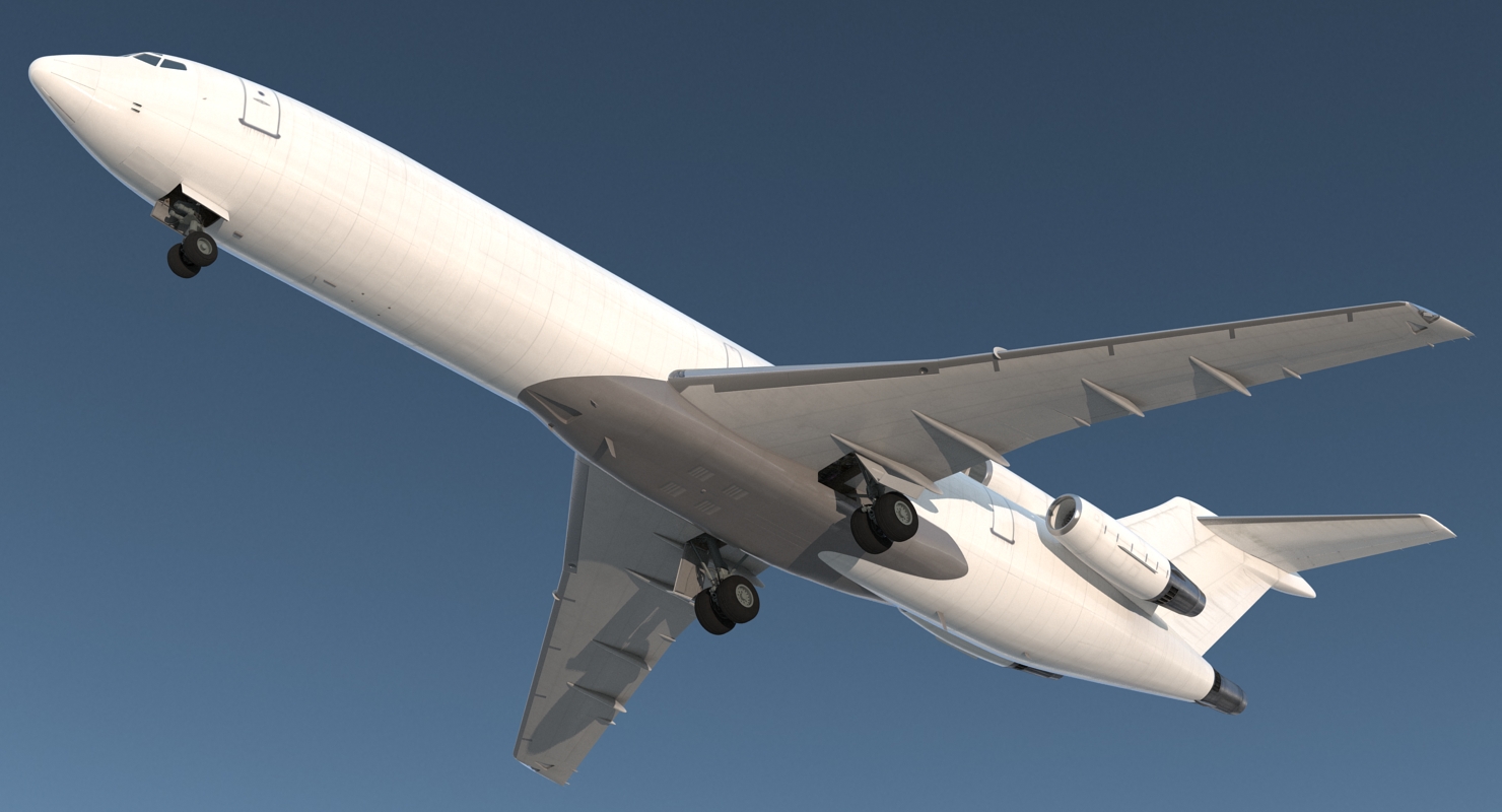 3D Boeing 727 200F Generic model