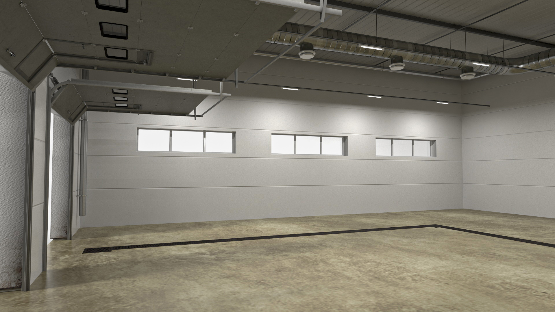 3D Automotive Workshop Air Conditioning