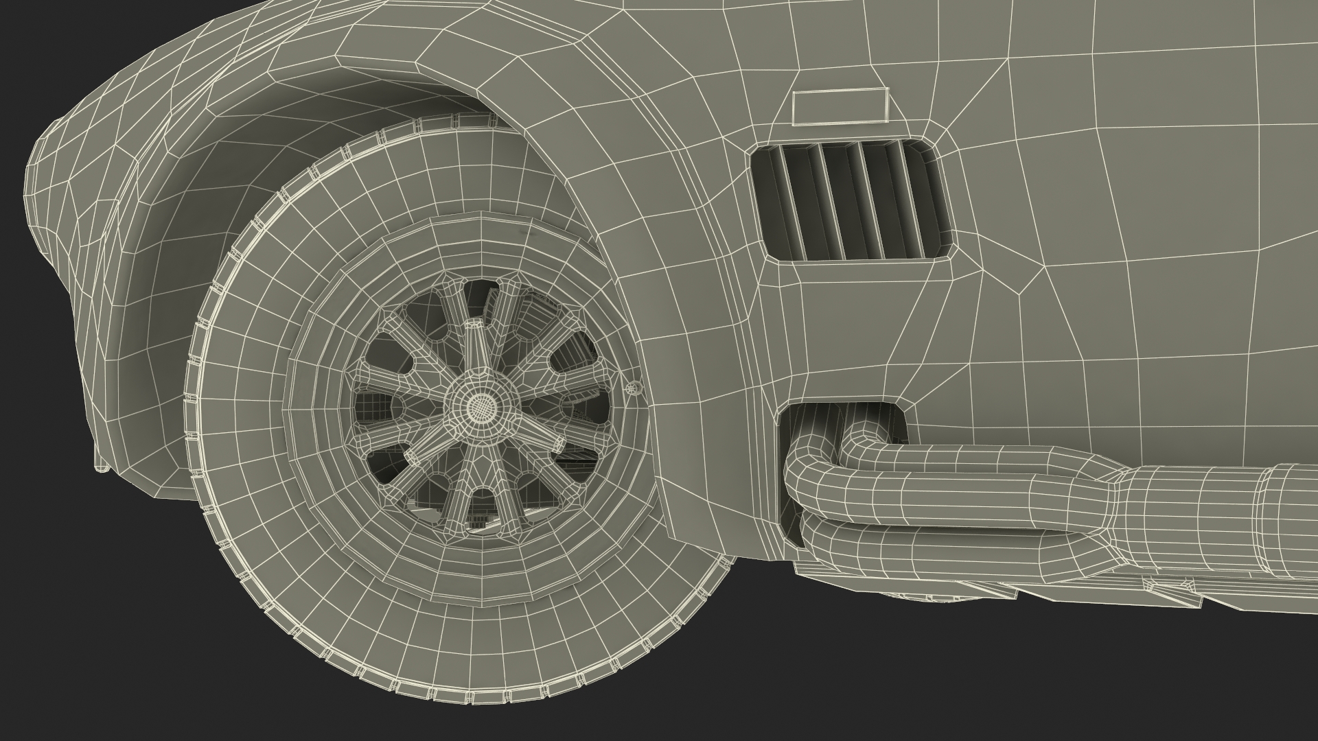 3D model Shelby 427 Cobra Blue Yellow Rigged