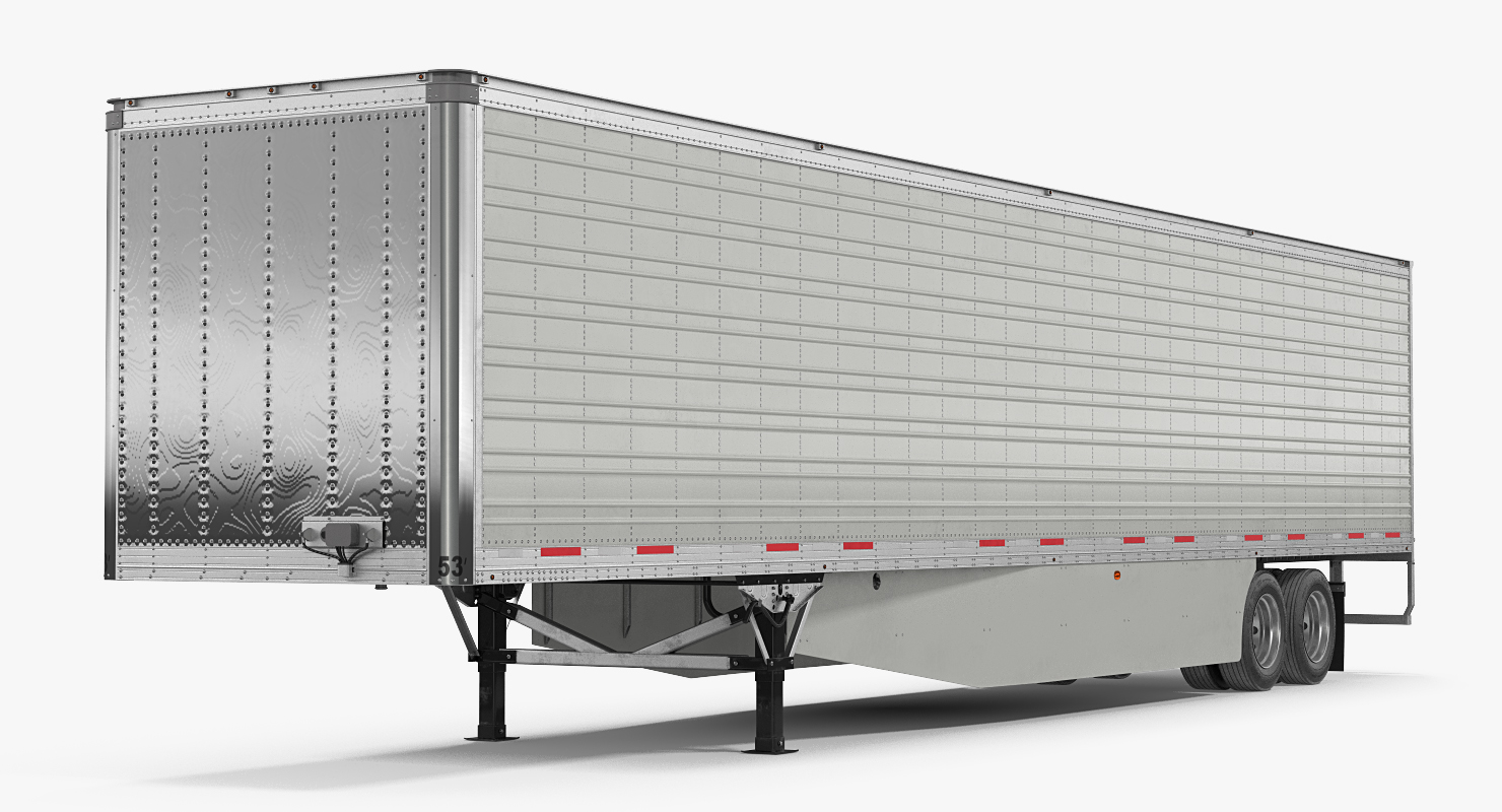 3D Large Semi Trailer Refrigerator