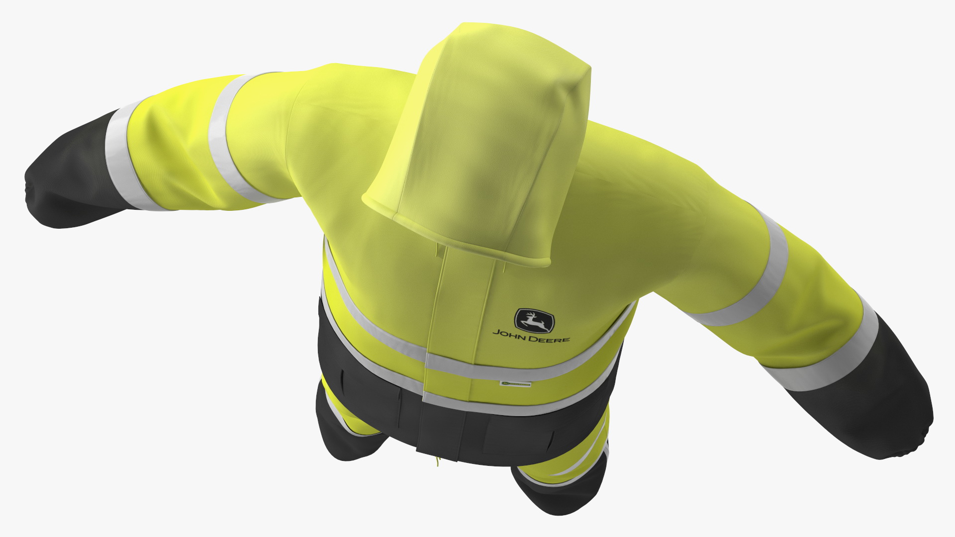 3D John Deere Rain Suit High Visibility