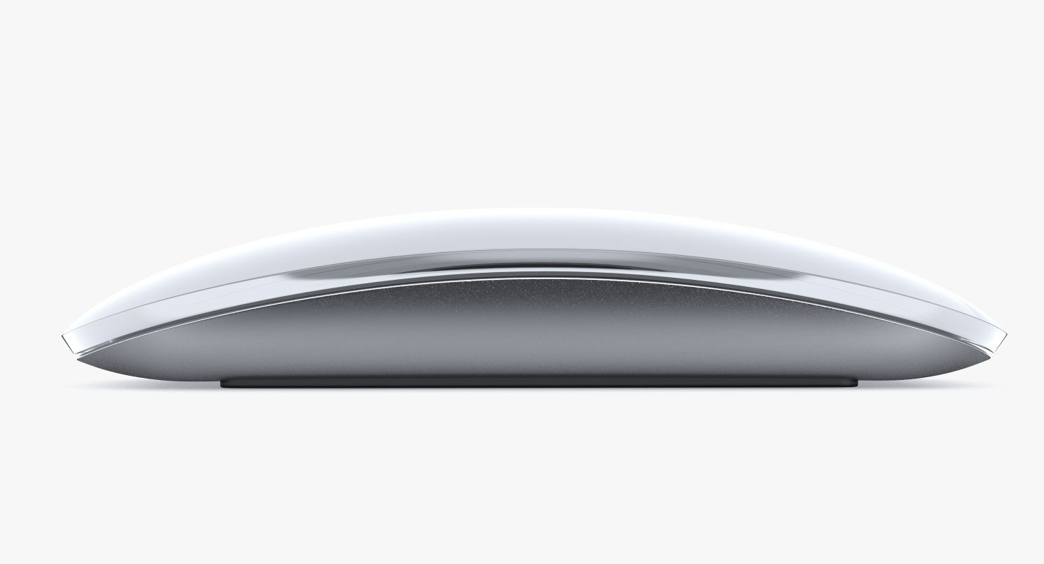 3D Apple Magic Mouse 2 Silver