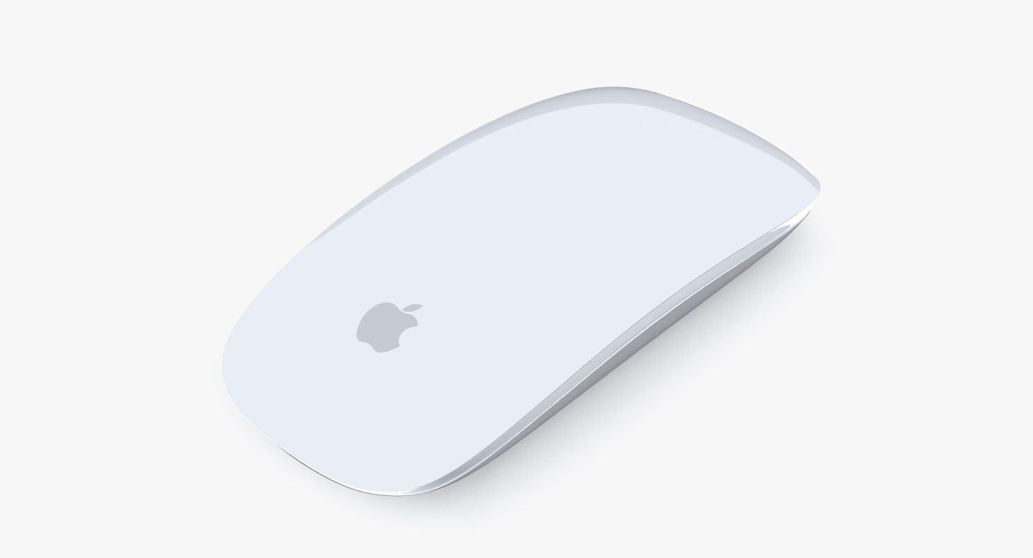 3D Apple Magic Mouse 2 Silver