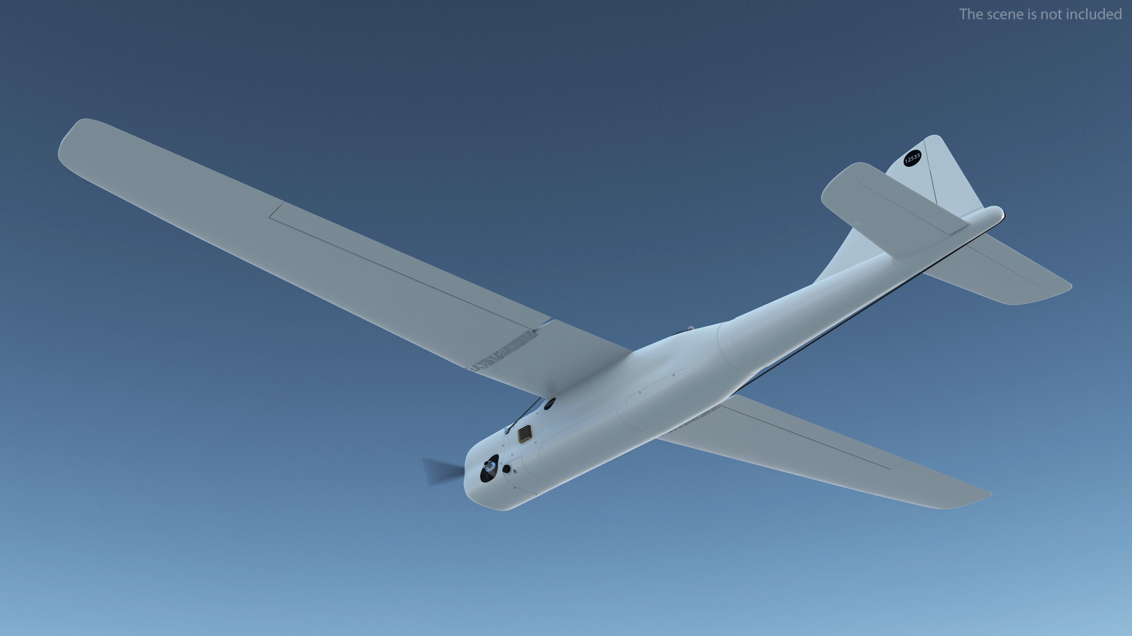 Orlan 10 Russian UAV Rigged 3D