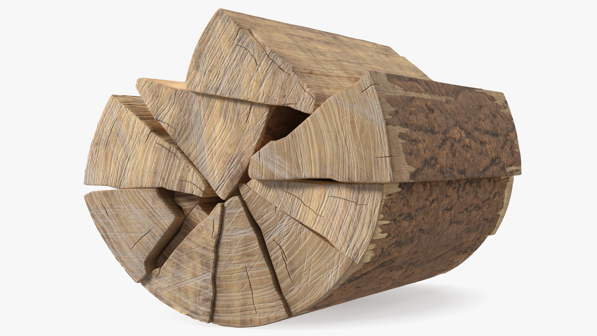 Firewood Log Rack 3D