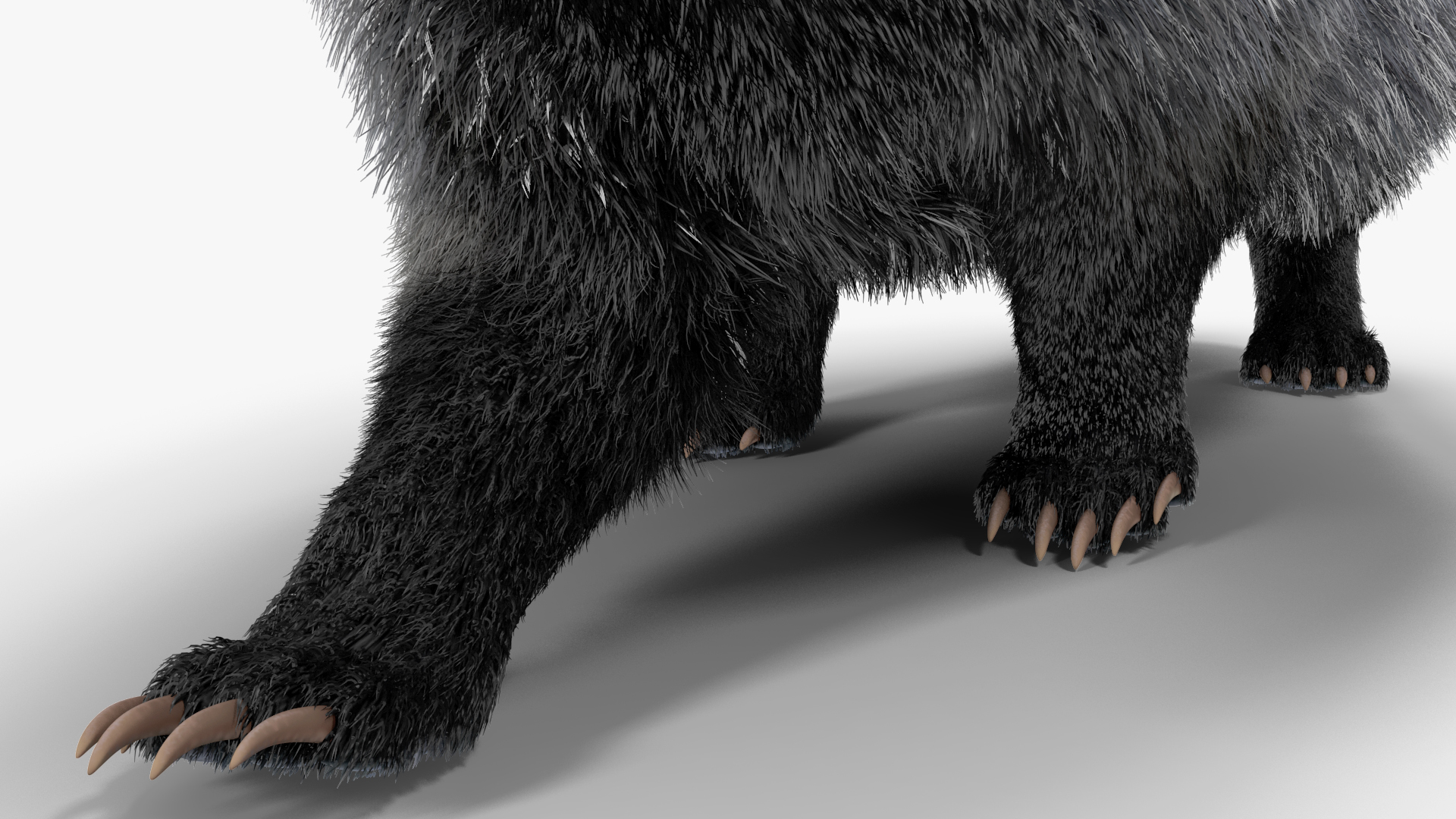 Walking Badger 3D model