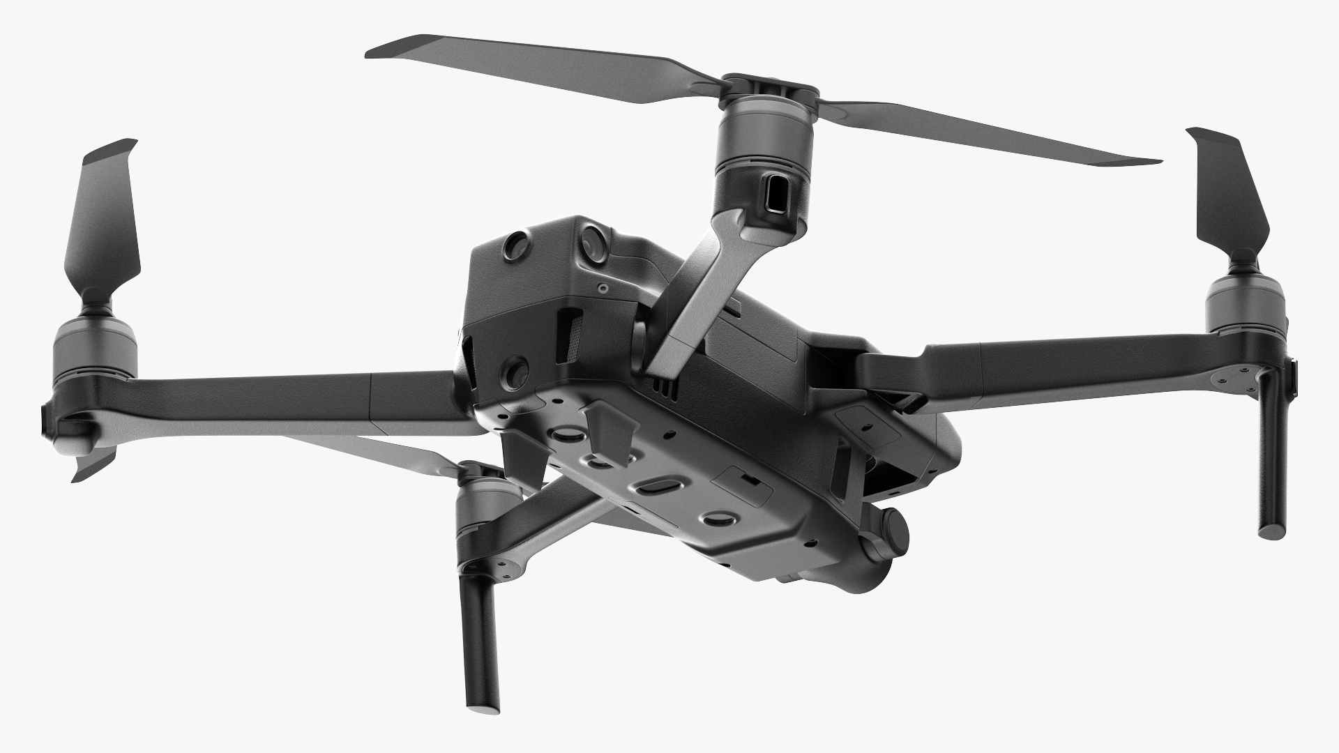 Aerial Drone Rigged 3D model