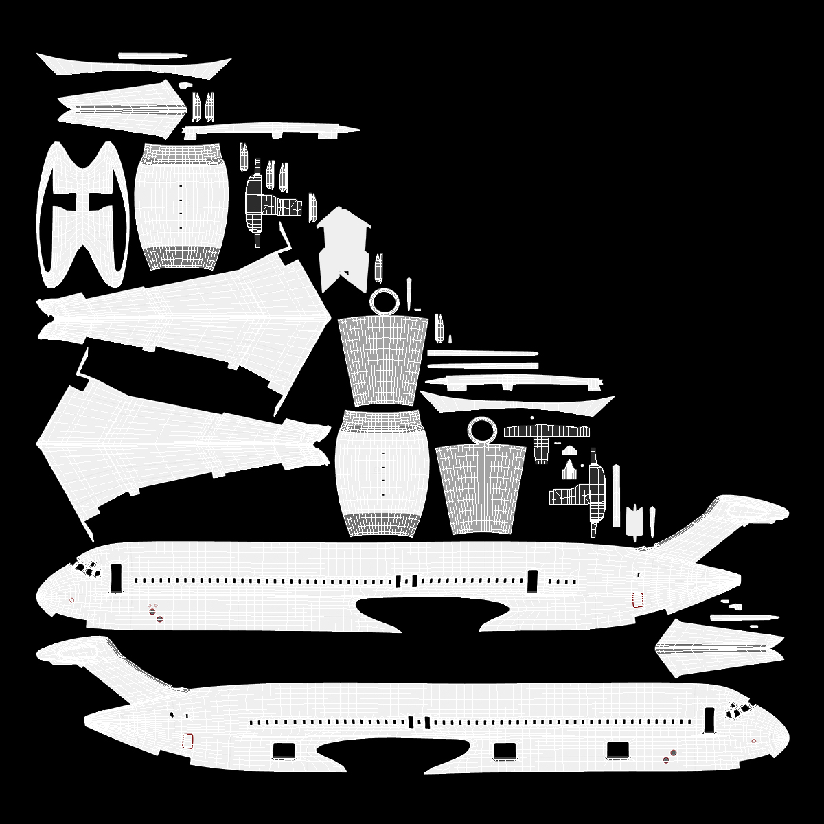 3D McDonnell Douglas 88 Generic model